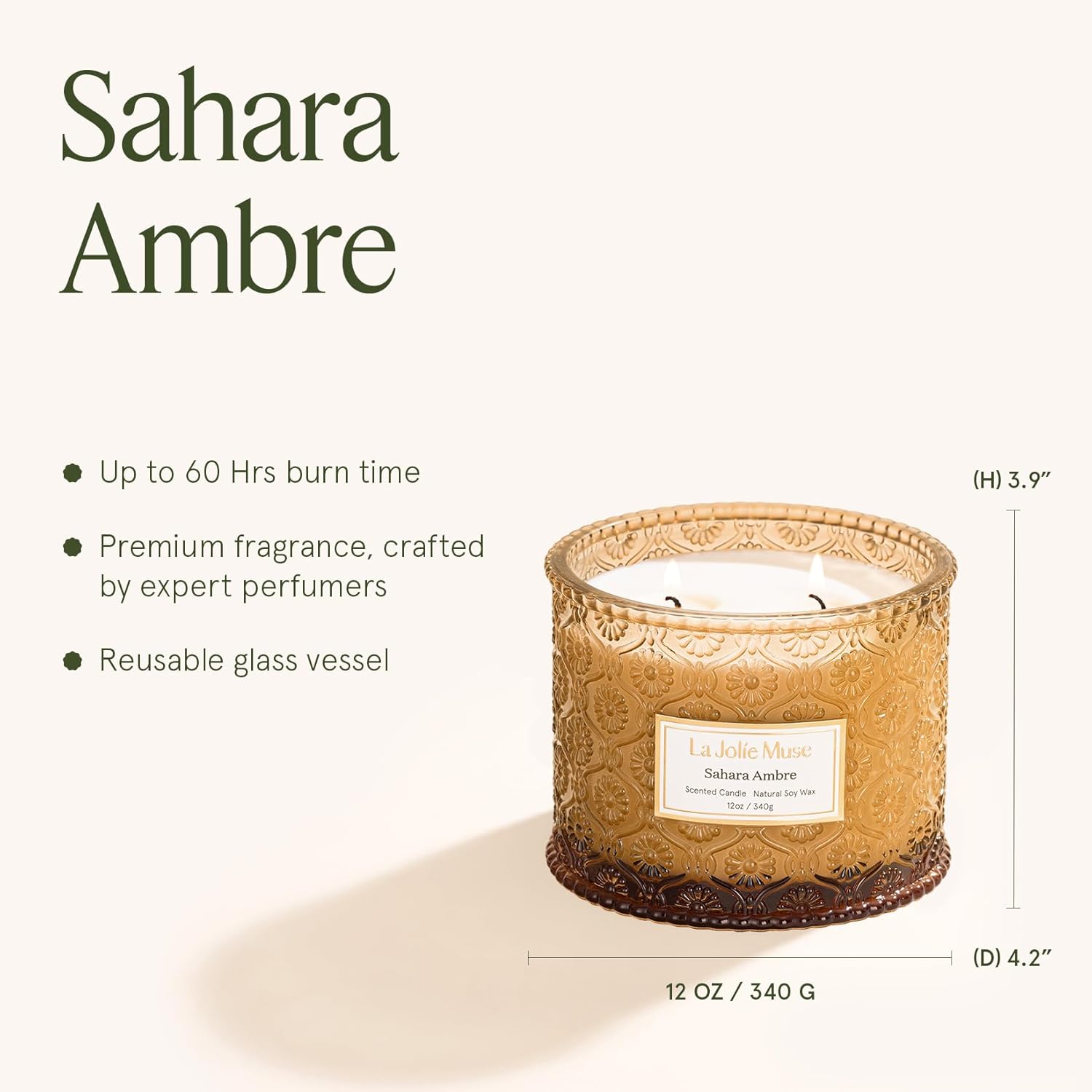 Bougie parfumée pour une ambiance chaleureuse et relaxante à la maison – Image 5