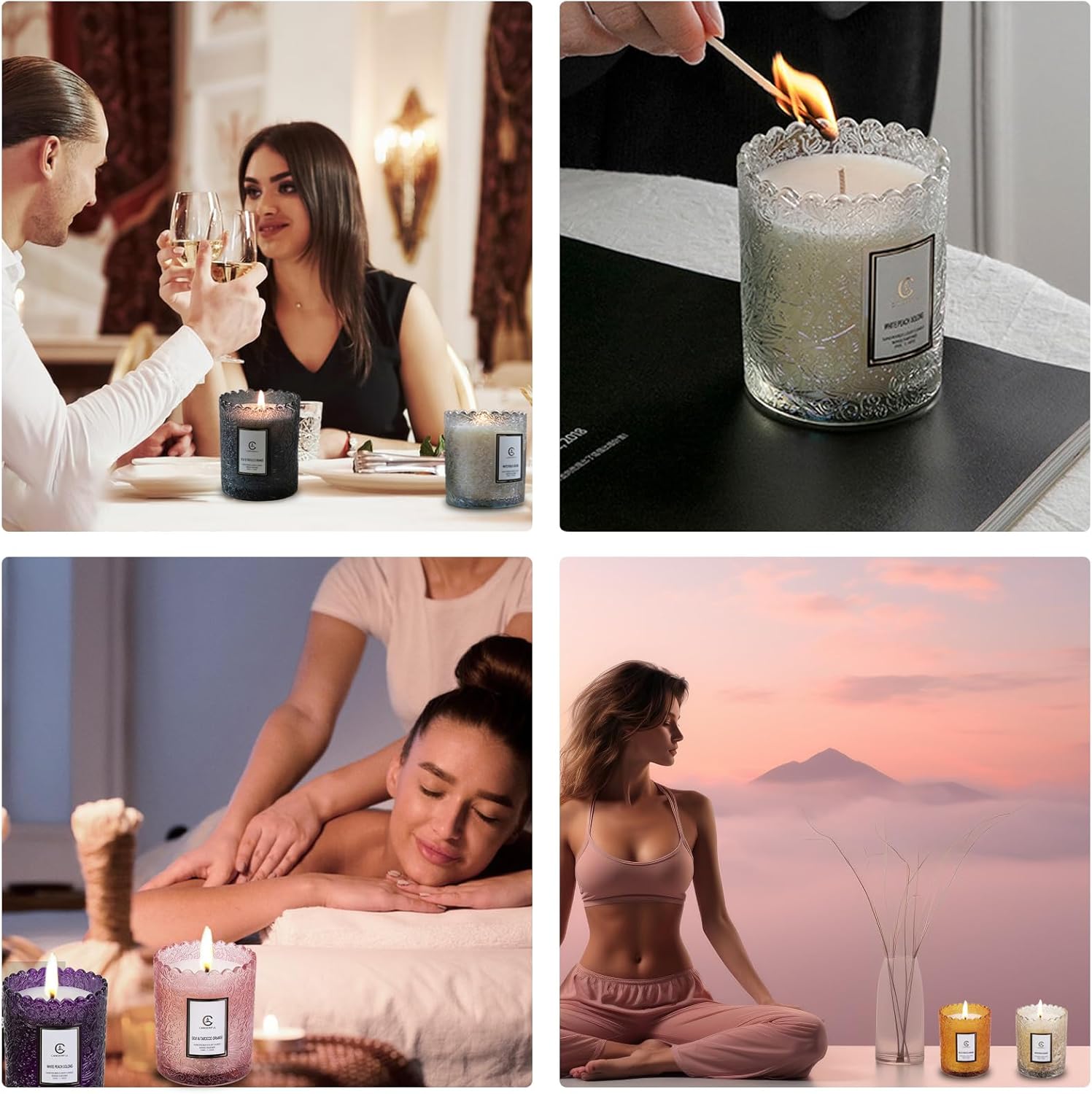 Bougie parfumée pour la détente - Créez une ambiance chaleureuse dans votre intérieur – Image 6