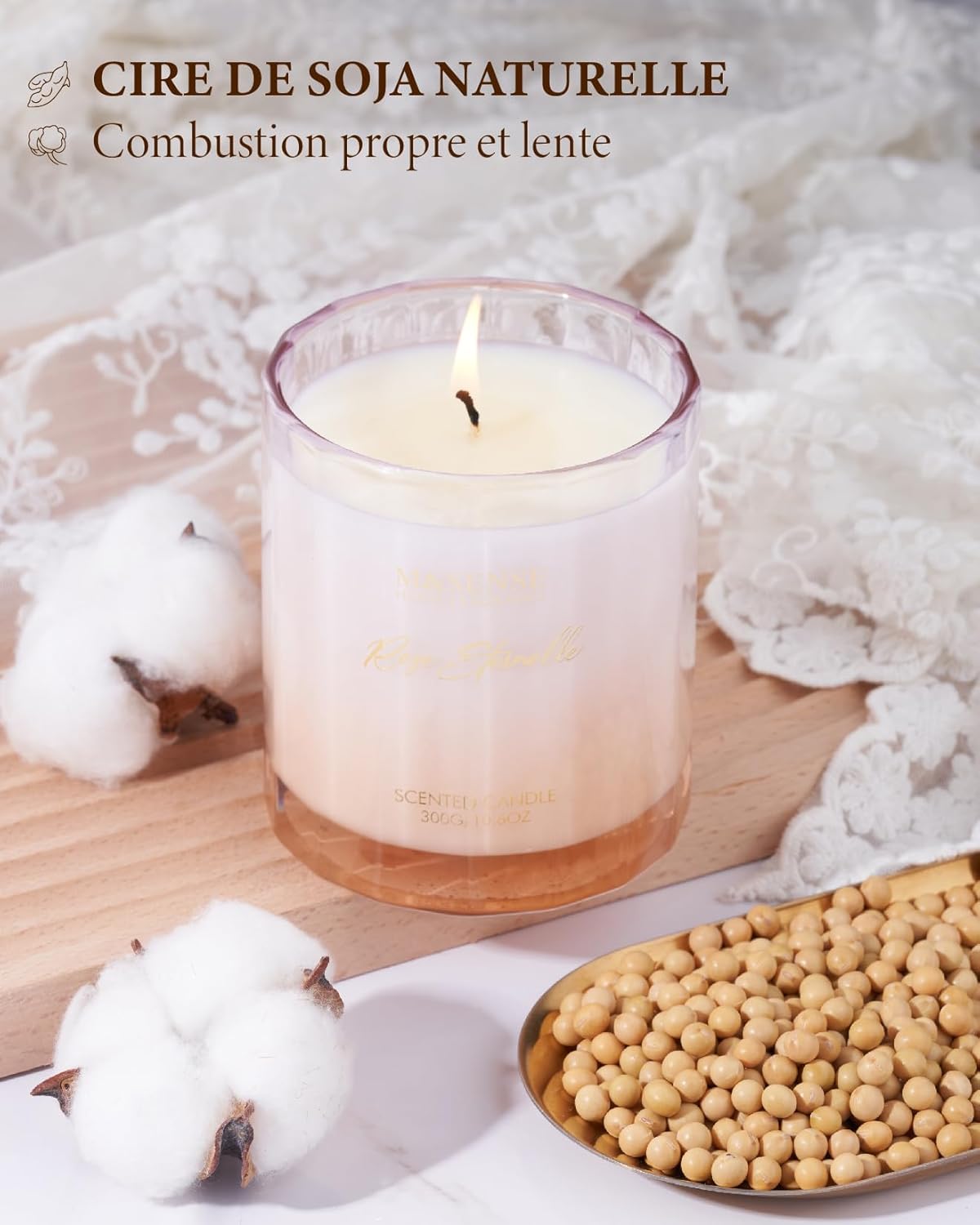 Bougie parfumée pour la détente : créez une ambiance chaleureuse et relaxante – Image 3