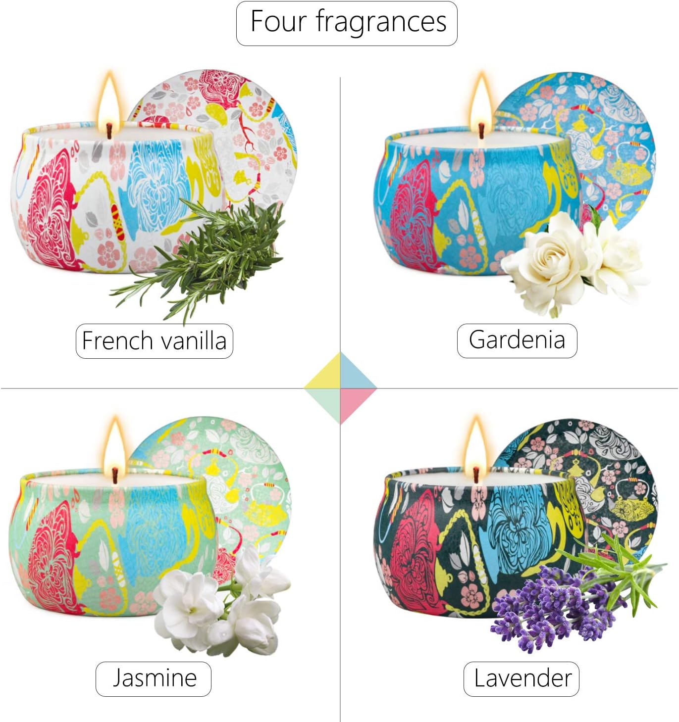 Bougie parfumée pour une décoration apaisante et une ambiance chaleureuse – Image 2