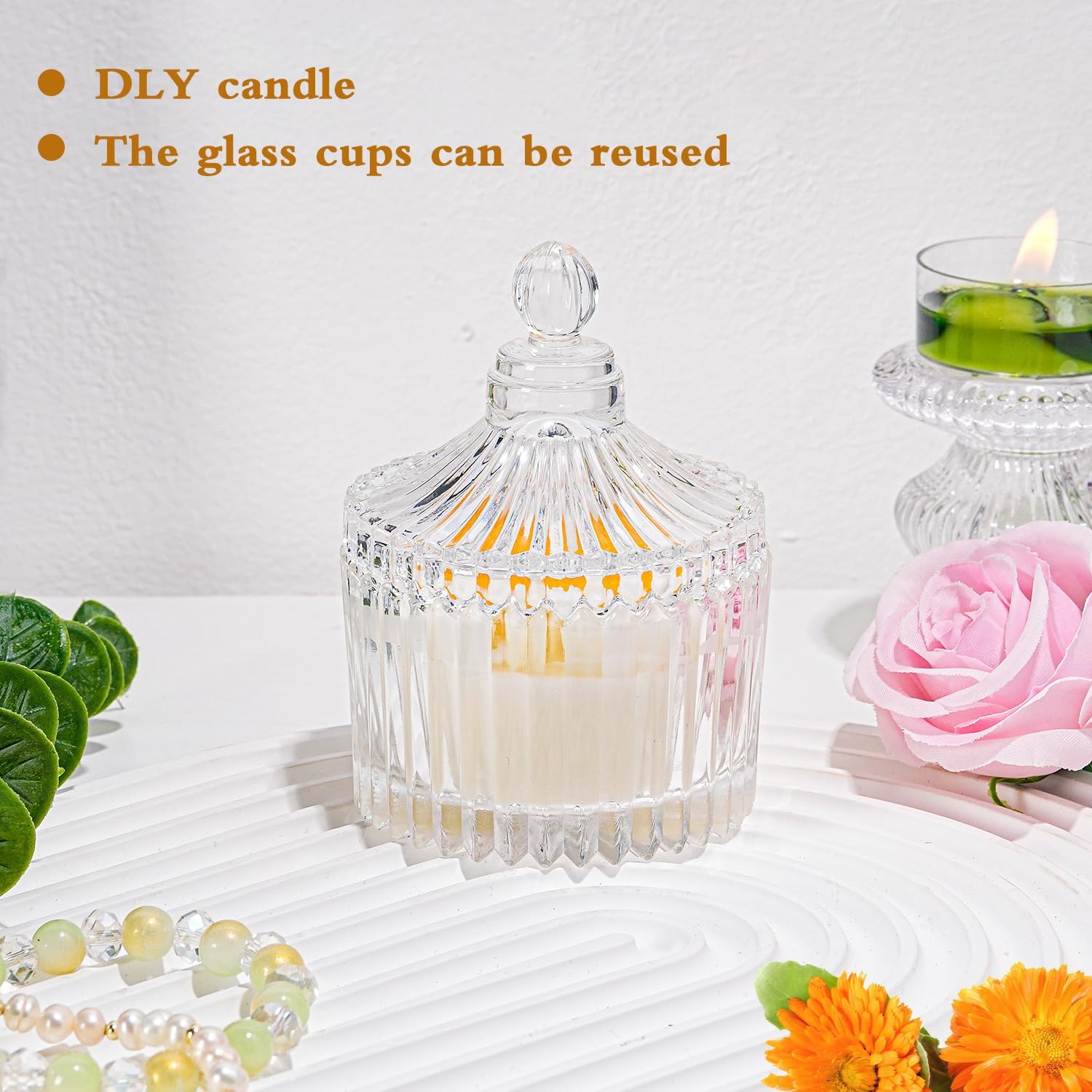 Bougie parfumée pour une ambiance chaleureuse, idéale en décoration ou comme cadeau relaxant – Image 7