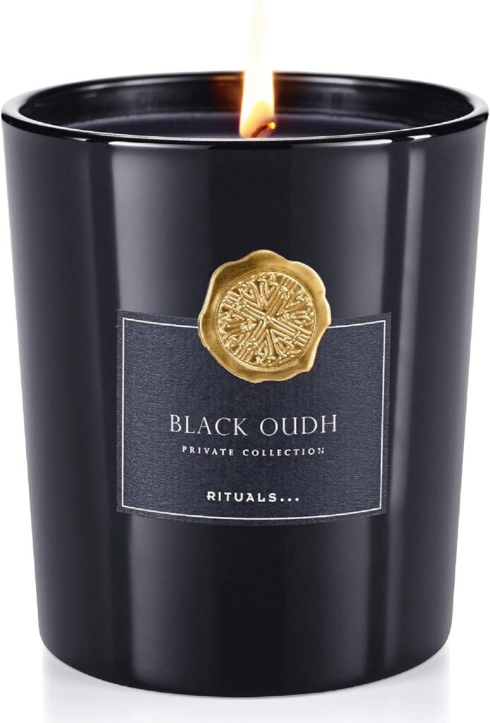 Bougie parfumée pour un cadeau élégant, créant une ambiance chaleureuse