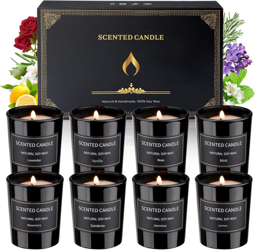 Bougie parfumée pour une ambiance chaleureuse en décoration intérieure