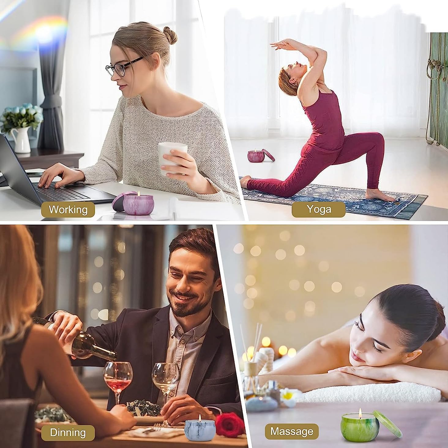 Bougie parfumée pour la décoration intérieure : créez une ambiance chaleureuse et relaxante – Image 11