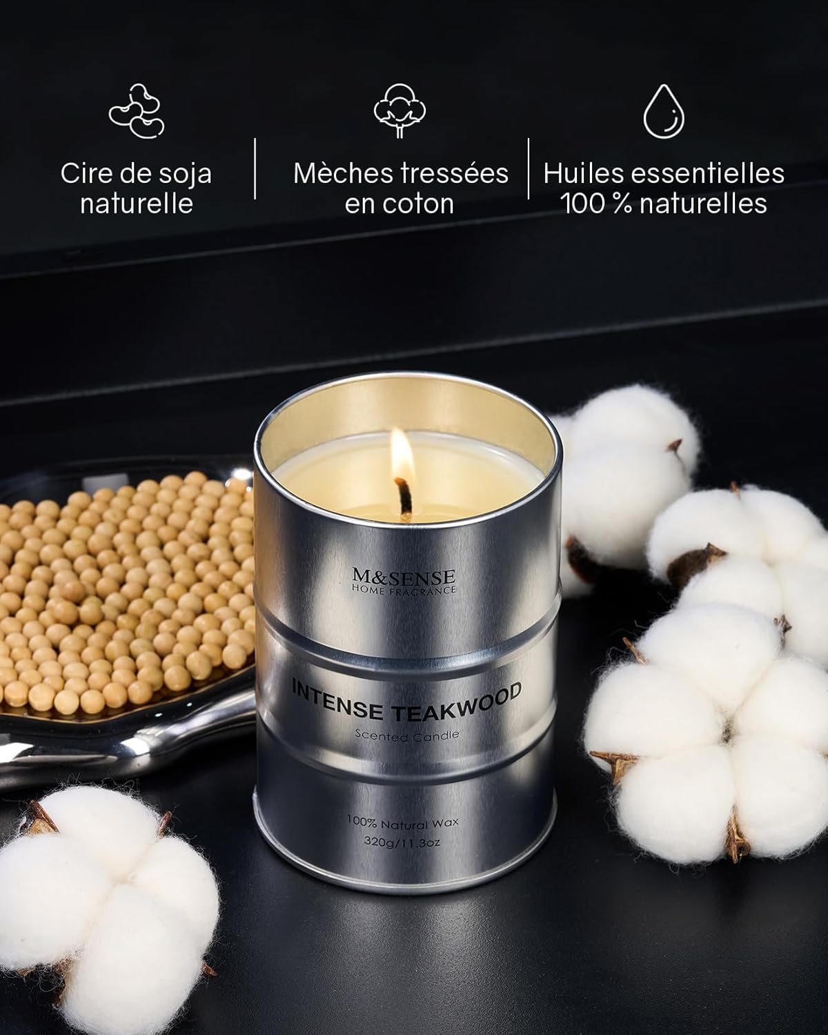 Bougie parfumée pour maison : ambiance chaleureuse et détente assurée – Image 3