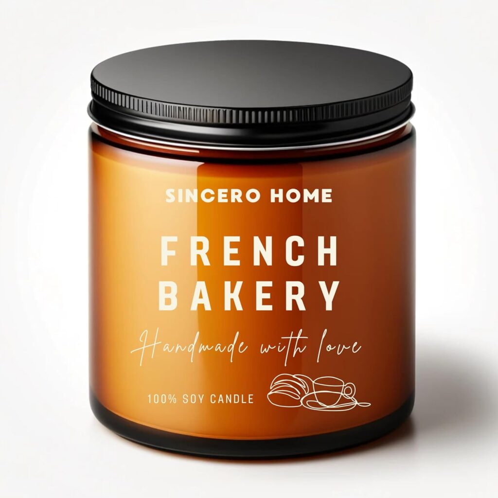Bougie parfumée pour la décoration intérieure, ambiance chaleureuse et relaxante