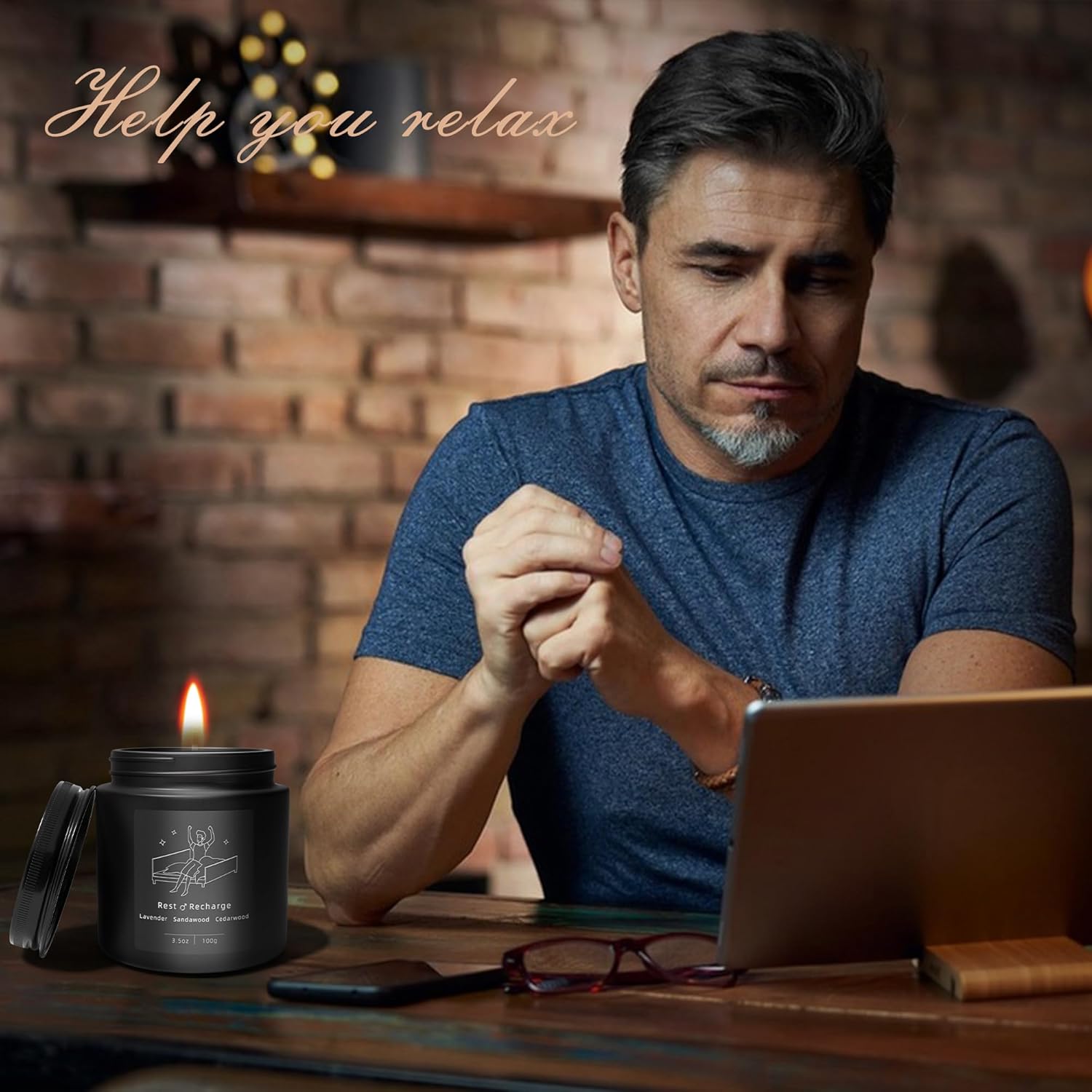 Bougie parfumée pour une décoration élégante, créant une ambiance chaleureuse – Image 7
