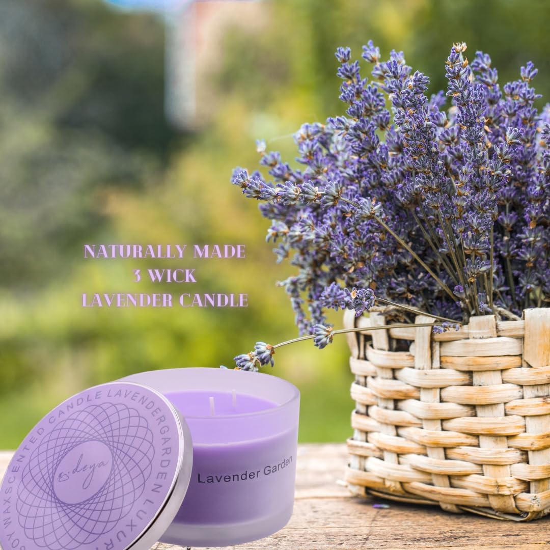 Bougie parfumée pour une décoration apaisante, créant une ambiance chaleureuse – Image 3