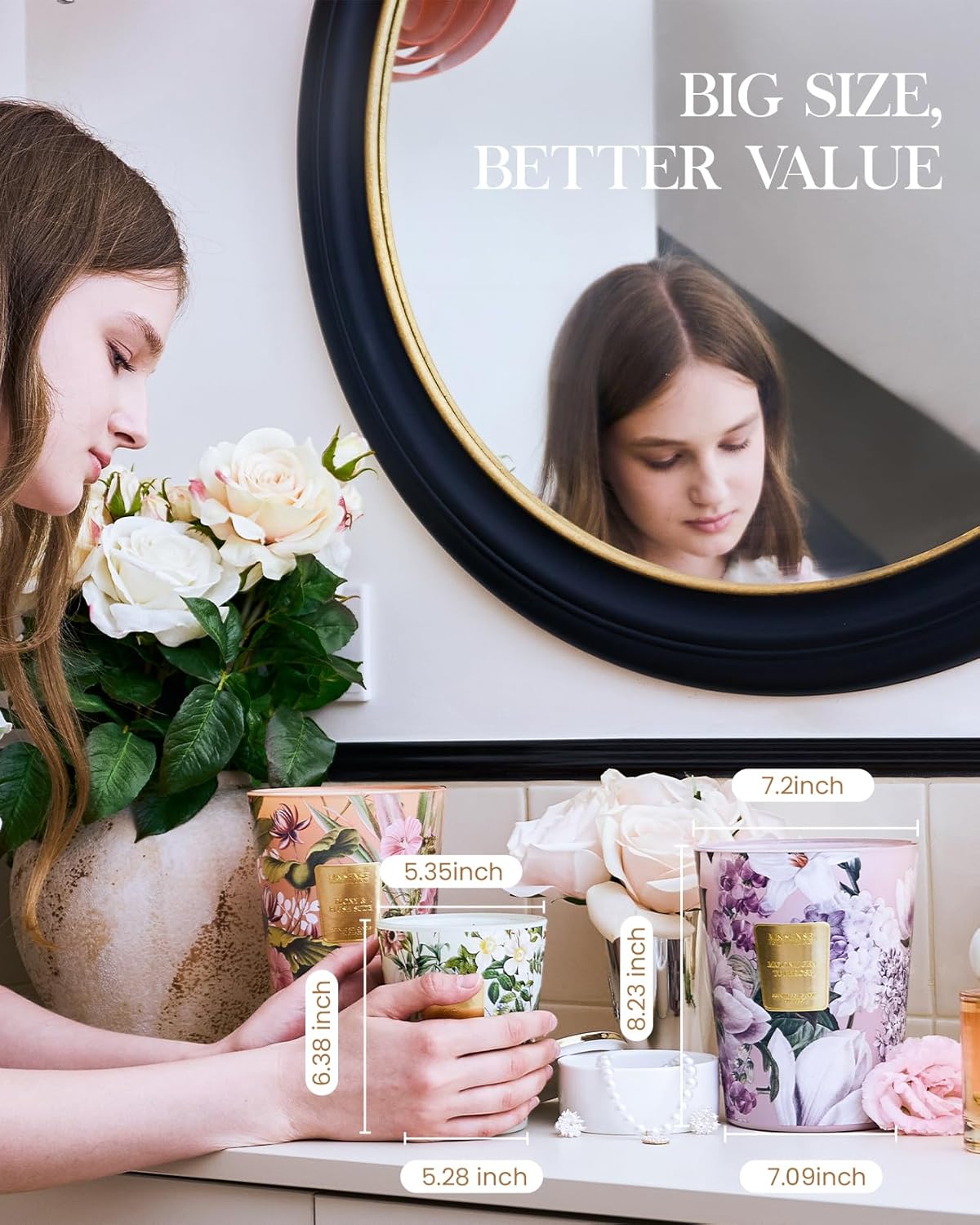 Bougie parfumée pour une décoration apaisante et une ambiance chaleureuse – Image 4