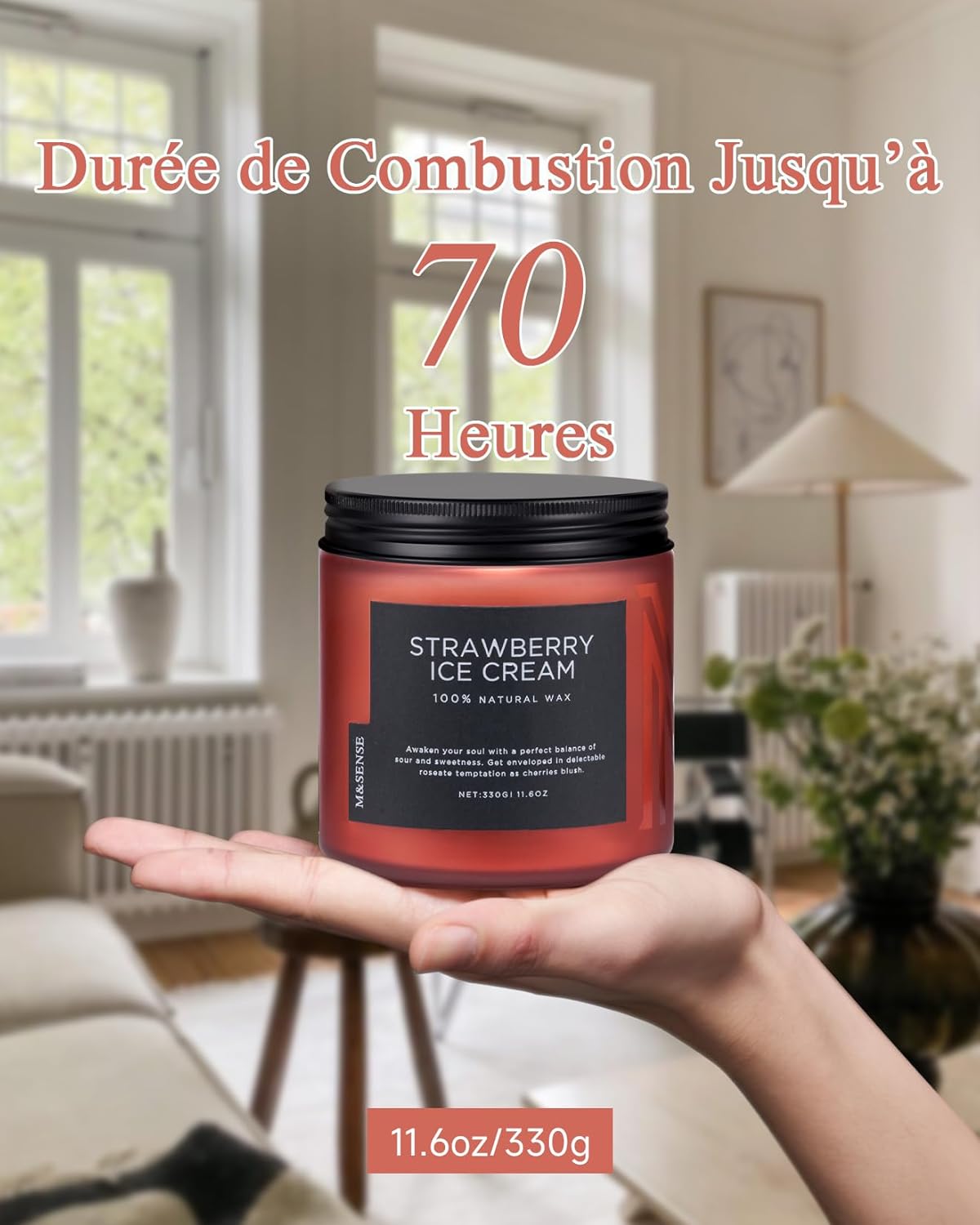 Bougie parfumée pour la détente : créez une ambiance chaleureuse et apaisante – Image 4