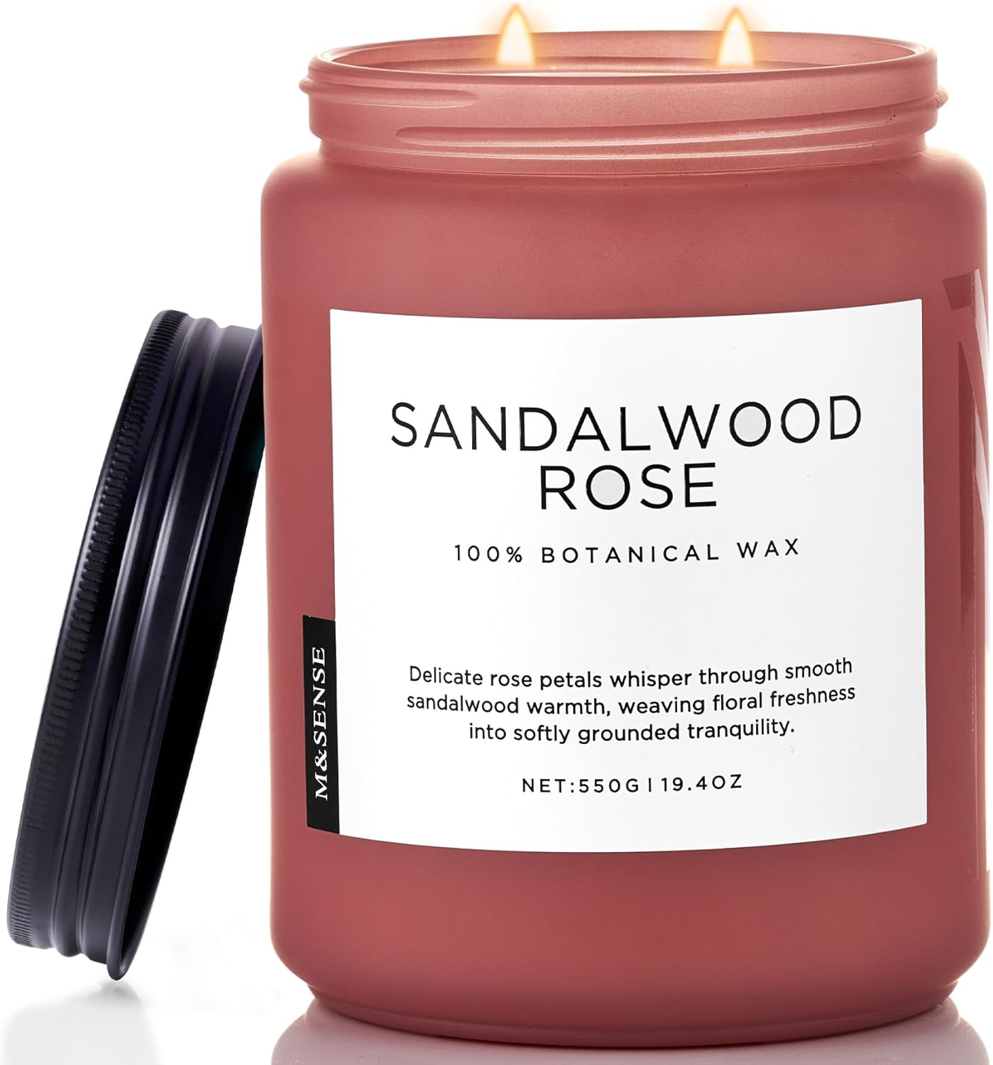 Bougie parfumée pour la détente - ambiance chaleureuse et apaisante