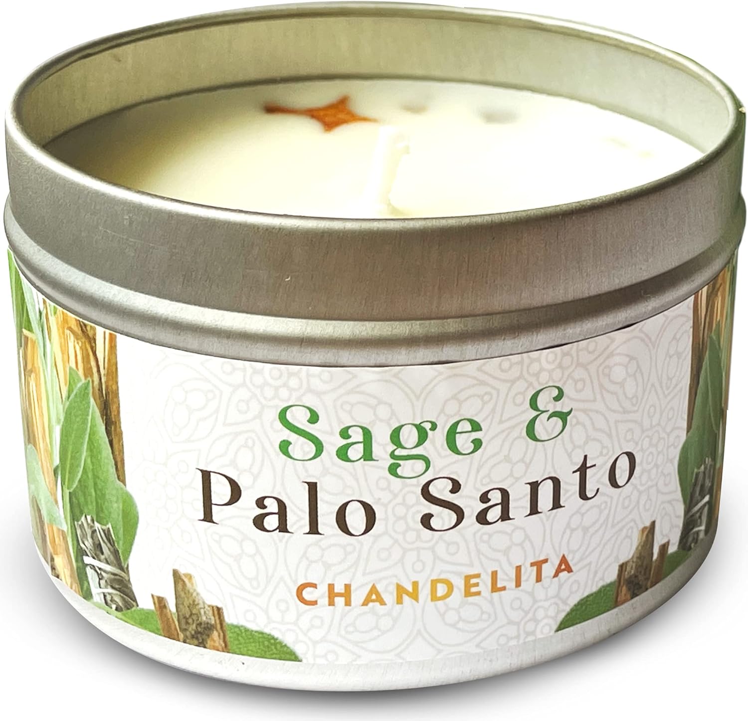 Bougie parfumée pour une décoration chaleureuse, créant une ambiance relaxante