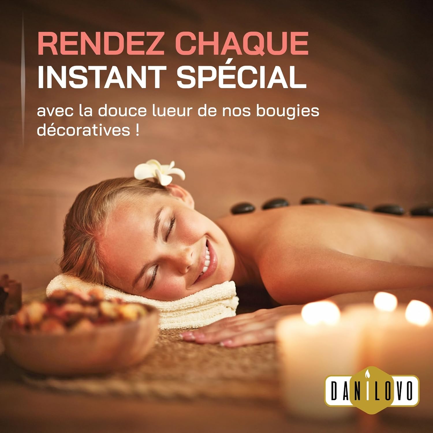 Bougie parfumée pour créer une ambiance chaleureuse lors de vos soirées détente – Image 7