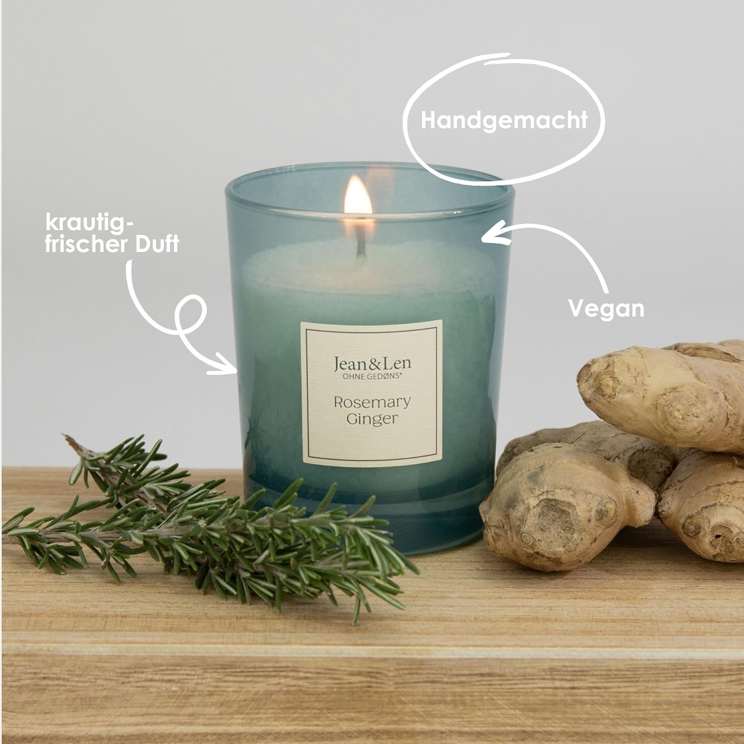 Bougie parfumée pour une décoration apaisante, créant une ambiance chaleureuse – Image 5
