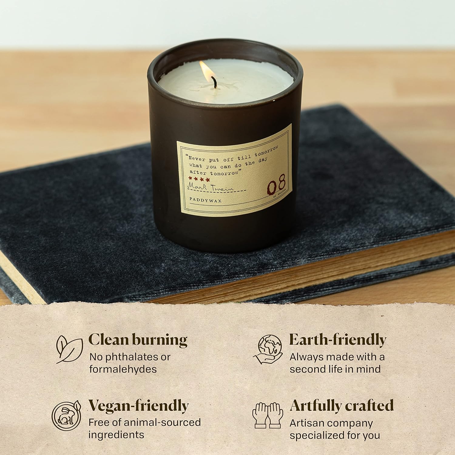 Bougie parfumée pour une décoration élégante et une ambiance chaleureuse – Image 6
