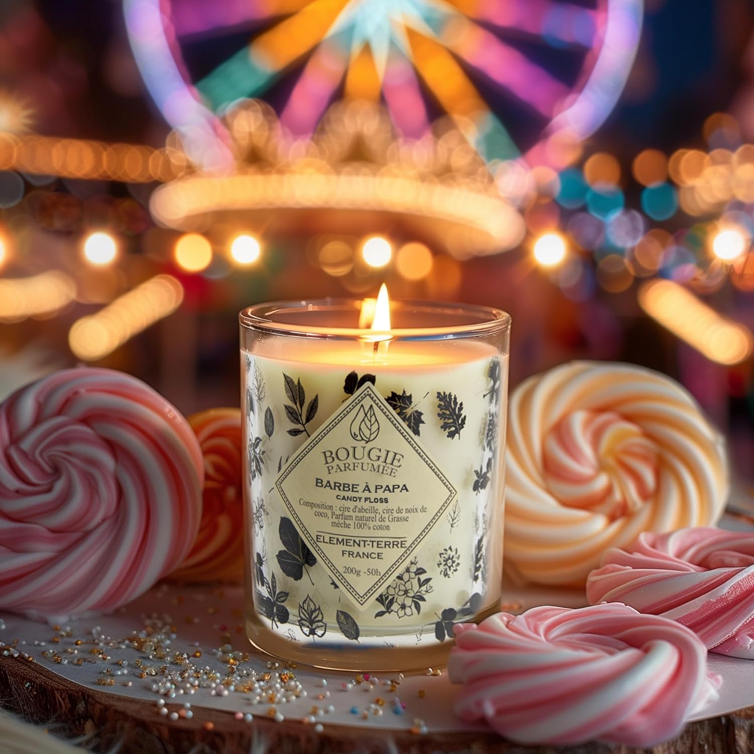 Bougie parfumée pour la détente : ambiance chaleureuse et relaxante – Image 2