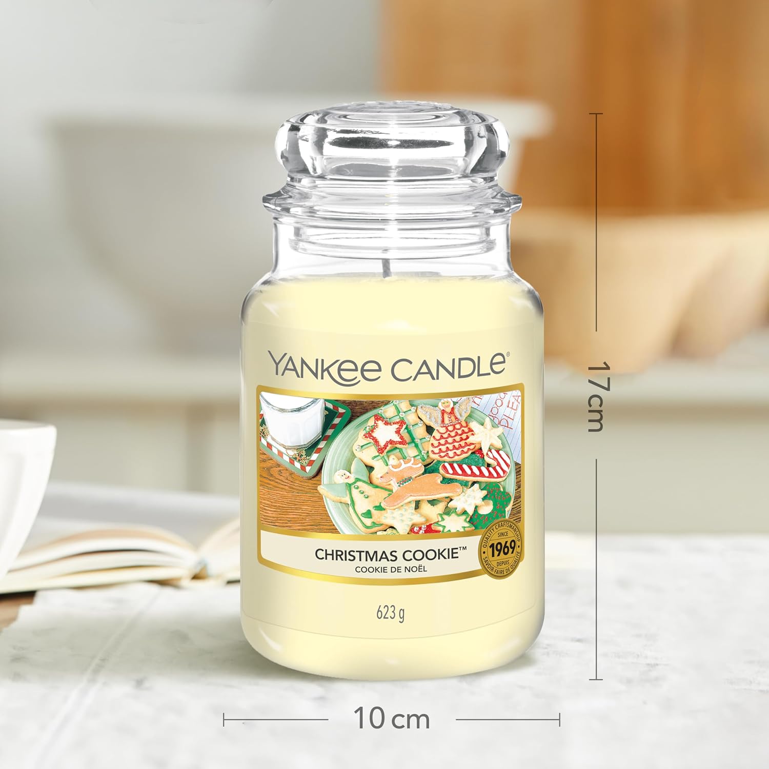 Bougie parfumée pour une décoration apaisante, créant une ambiance chaleureuse – Image 4