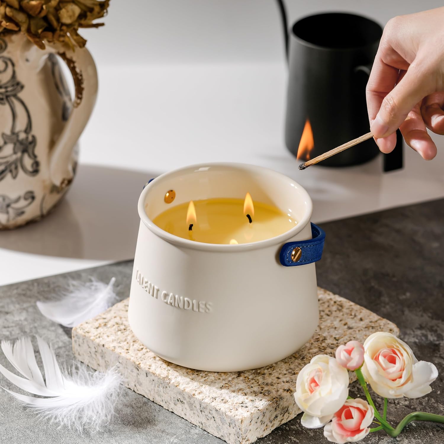 Bougie parfumée pour une ambiance chaleureuse et relaxante – Image 3