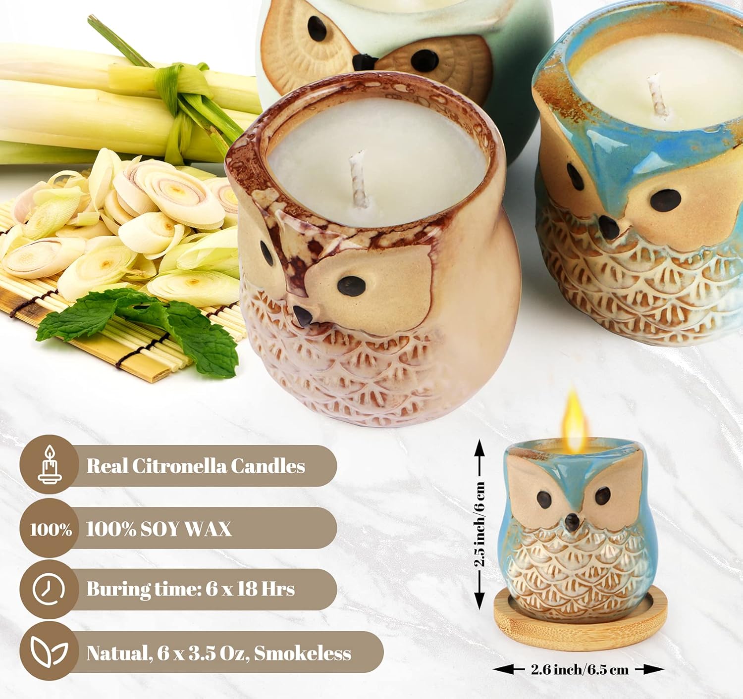 Bougie parfumée pour la décoration intérieure, ambiance chaleureuse et apaisante – Image 2