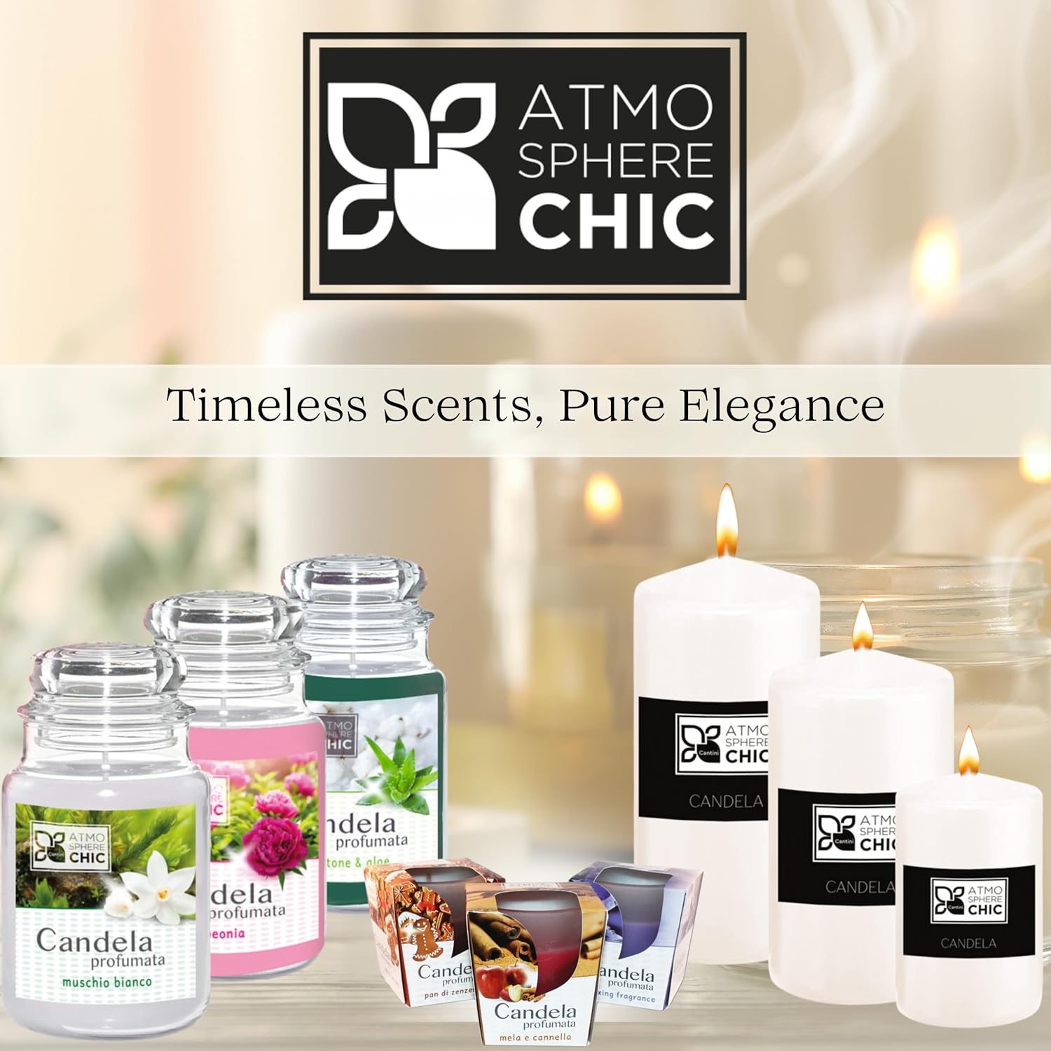 Bougie parfumée pour une ambiance chaleureuse, idéale pour la détente et la décoration – Image 5