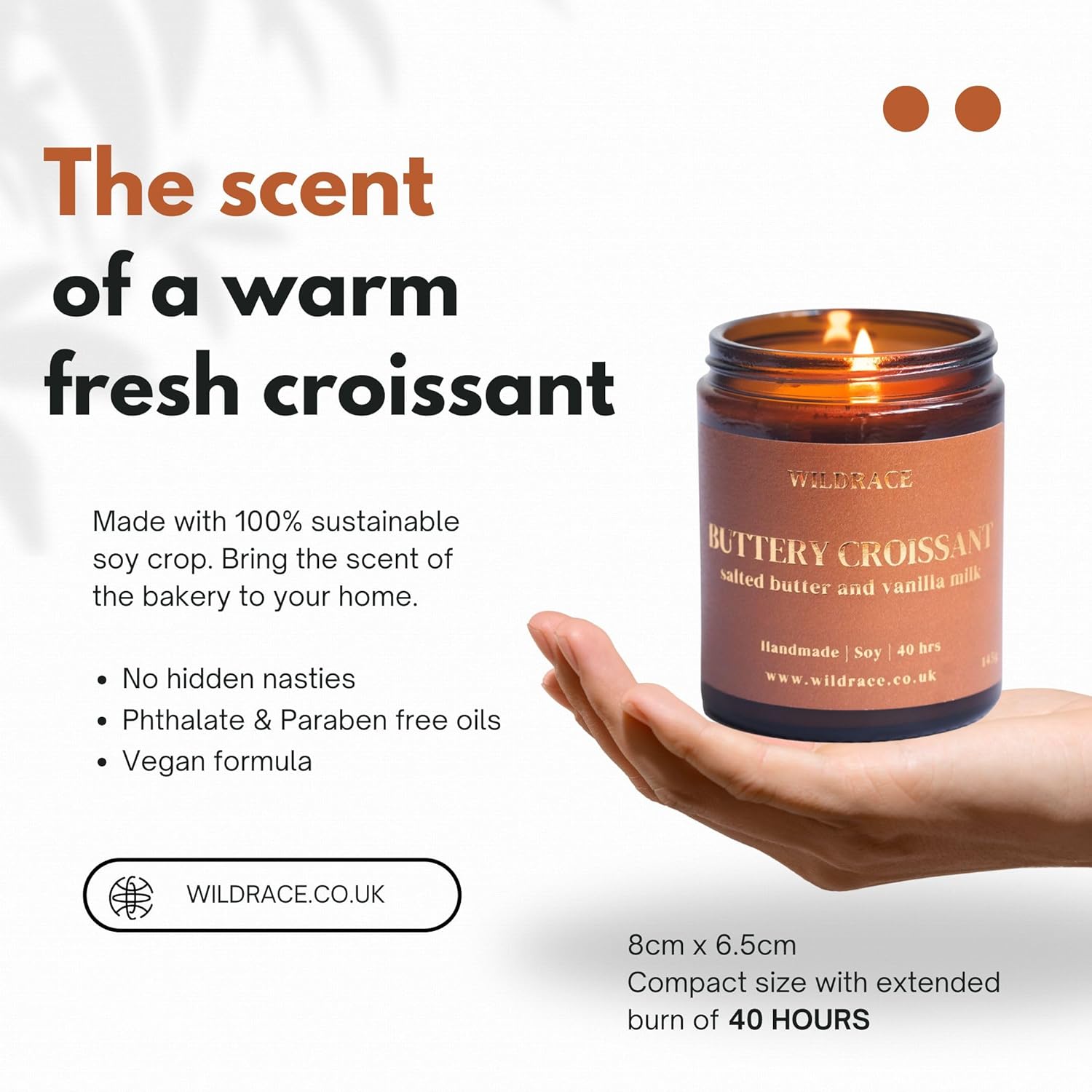 Bougie parfumée pour une ambiance chaleureuse, idéale pour la décoration et la détente – Image 3