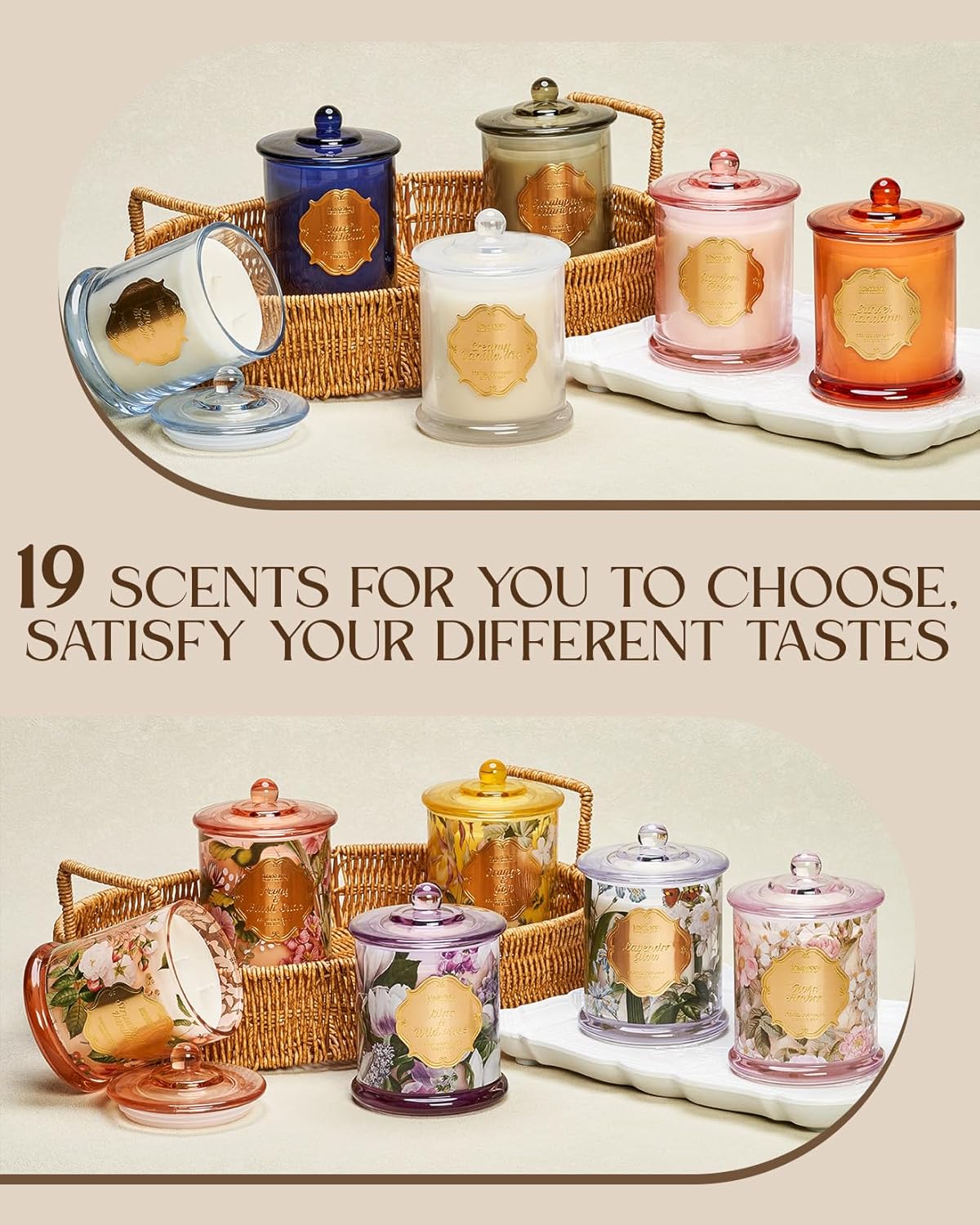 Bougie parfumée pour la détente, idéale pour créer une ambiance chaleureuse – Image 8