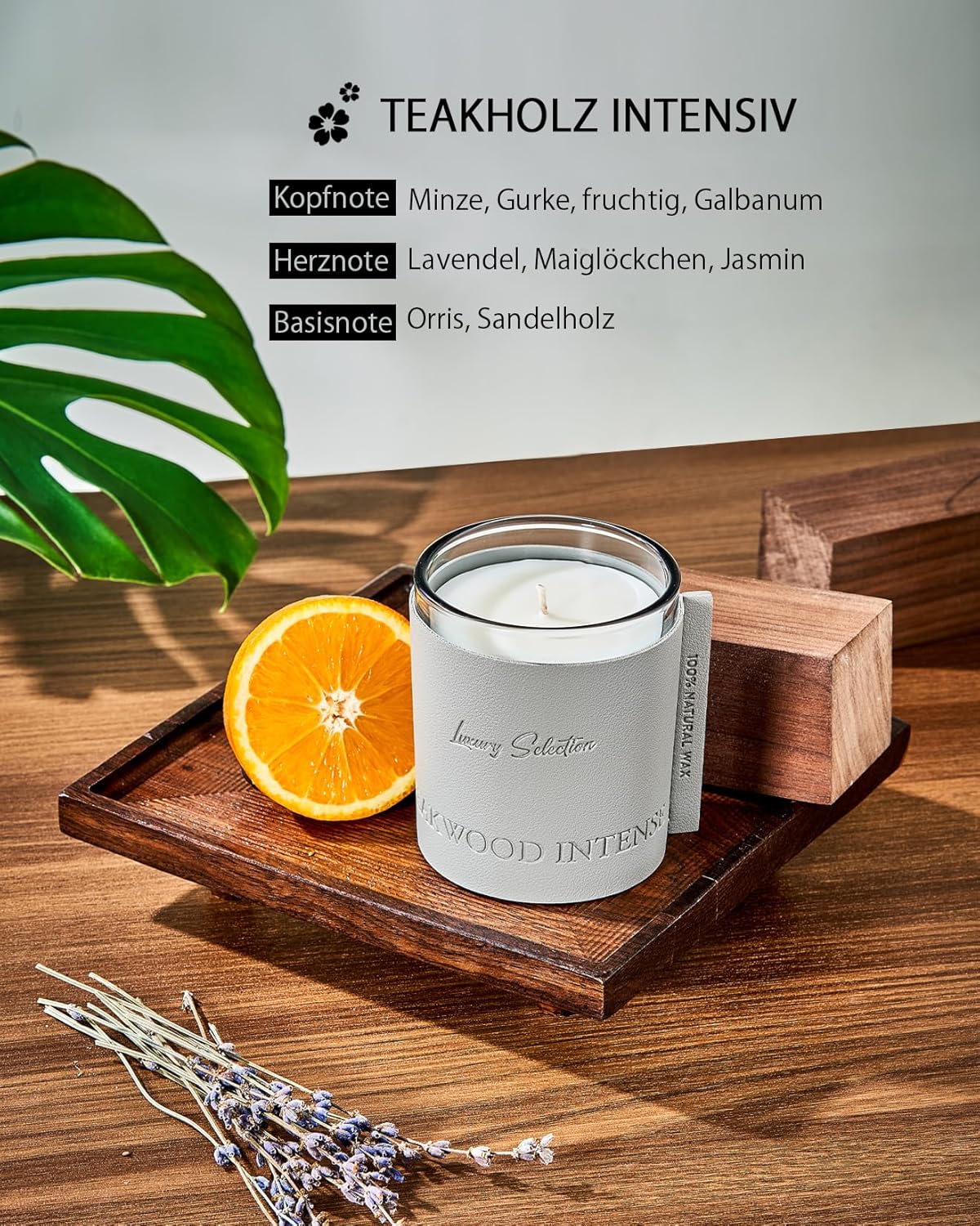 Bougie parfumée pour une ambiance apaisante - Idéale pour la décoration et la détente – Image 2