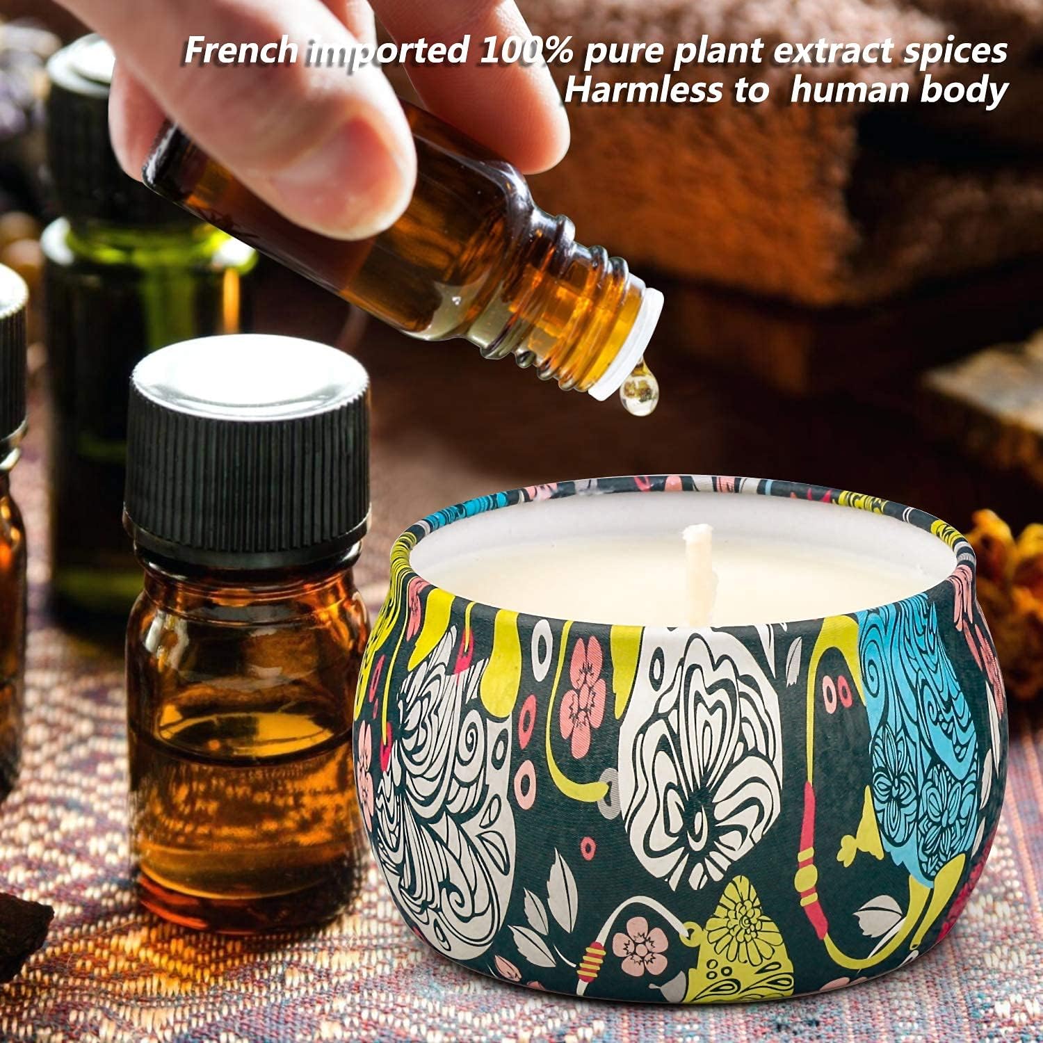 Bougie parfumée pour une décoration apaisante et une ambiance chaleureuse – Image 4