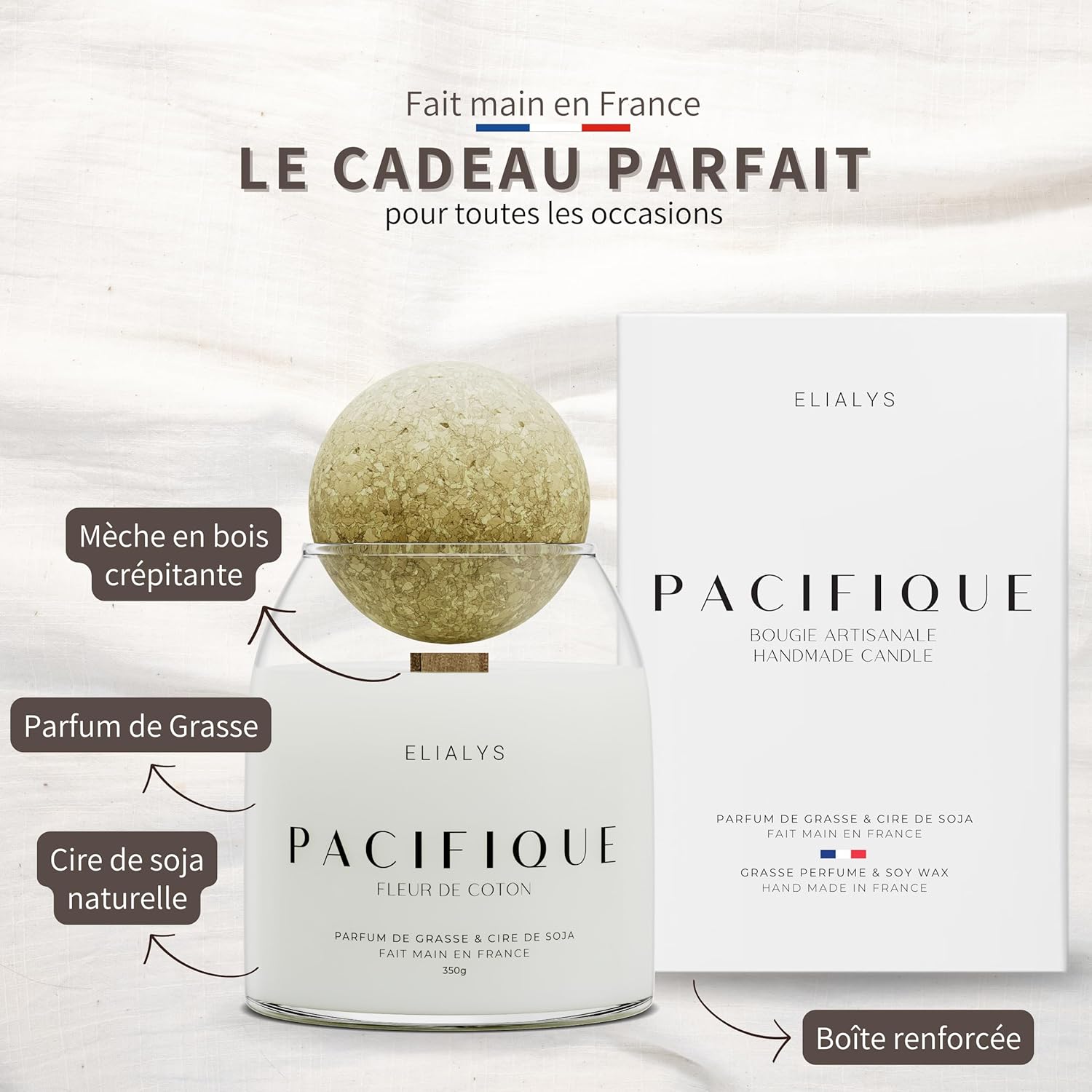 Bougie parfumée pour la décoration intérieure : créez une ambiance chaleureuse et relaxante – Image 2