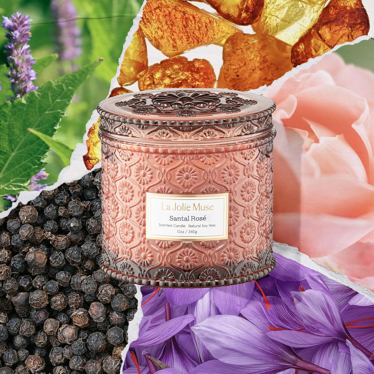 Bougie parfumée pour une décoration élégante - Créez une ambiance chaleureuse – Image 2