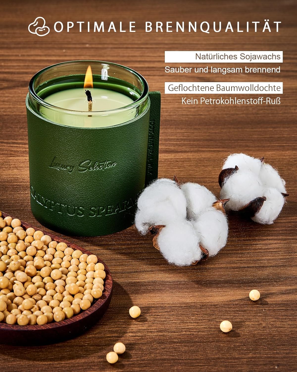 Bougie parfumée pour la décoration intérieure : une ambiance chaleureuse et apaisante – Image 3