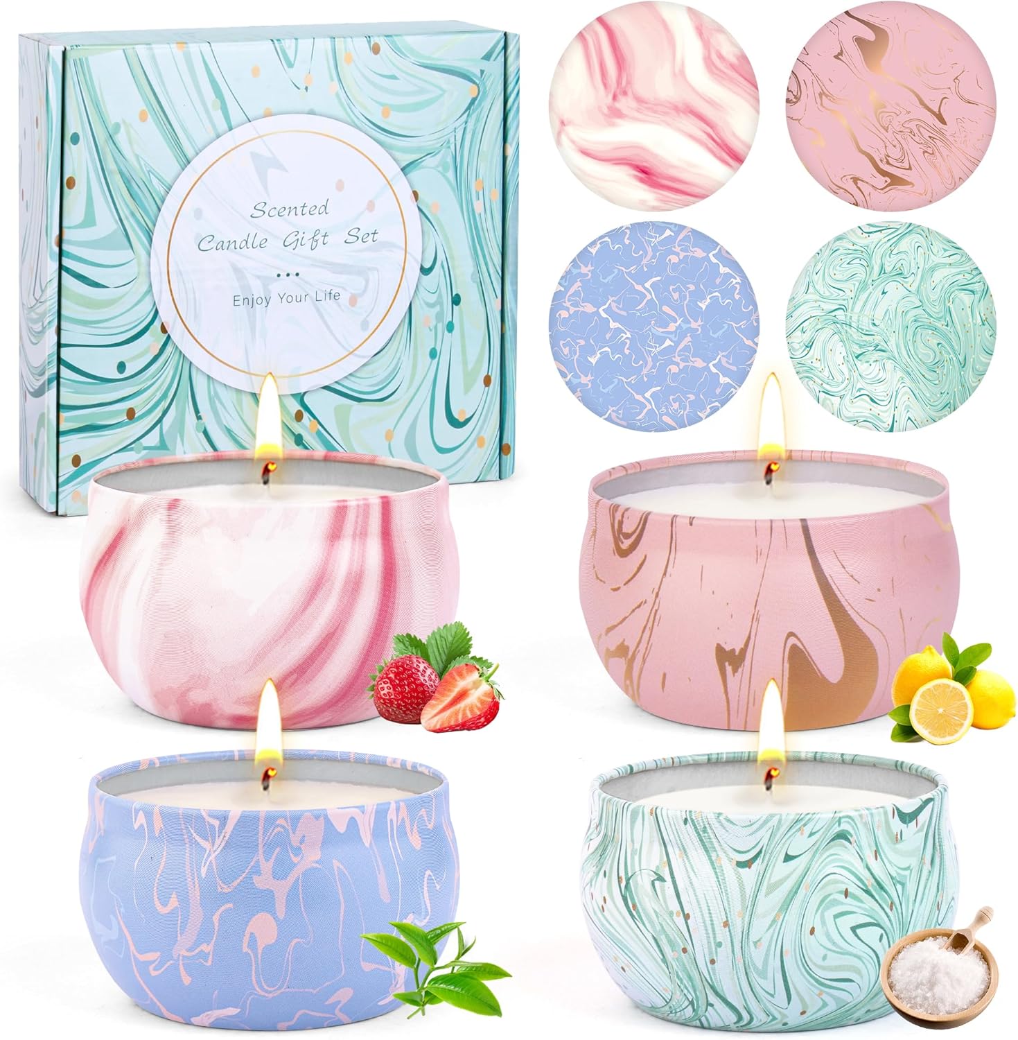Bougie parfumée pour une décoration apaisante et une ambiance chaleureuse