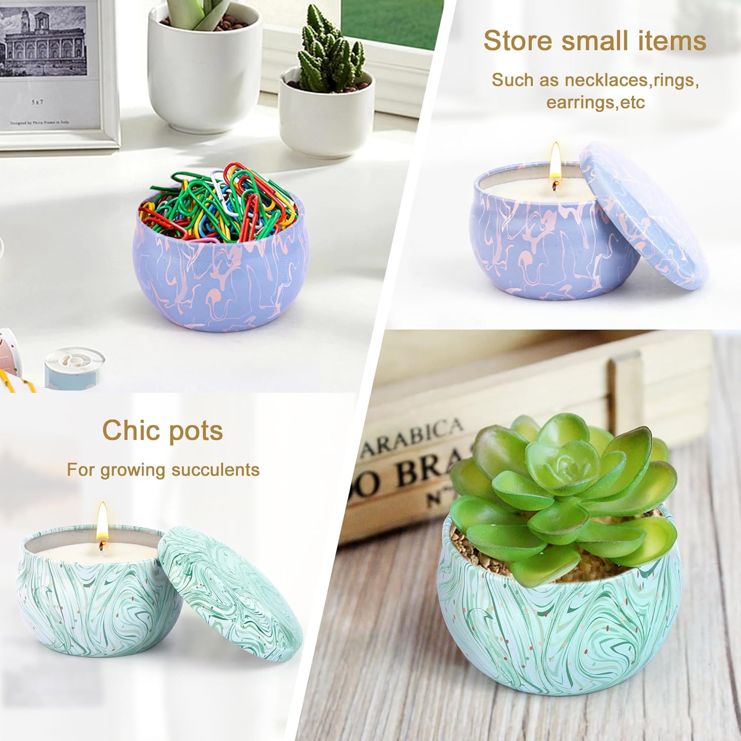 Bougie parfumée pour une décoration apaisante et une ambiance chaleureuse – Image 5