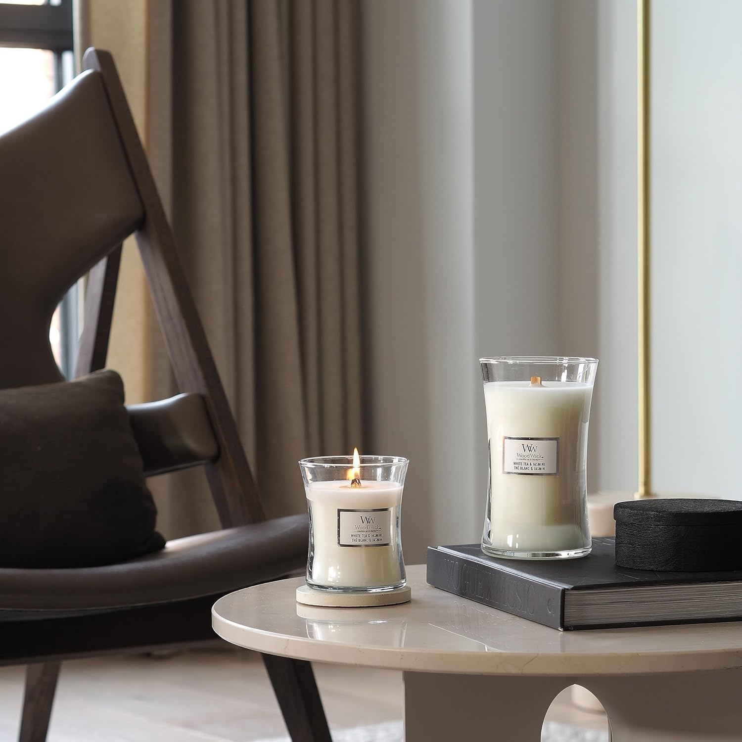 Bougie parfumée pour une décoration élégante, créant une ambiance chaleureuse – Image 6
