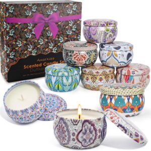 Bougie parfumée pour la détente, ambiance chaleureuse et parfum apaisant
