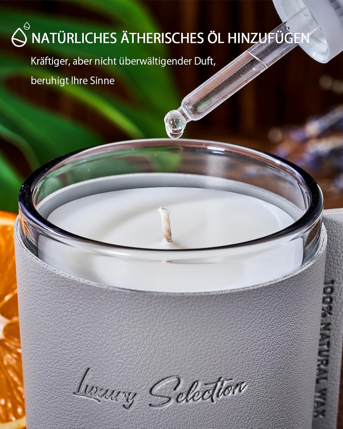 Bougie parfumée pour une ambiance apaisante - Idéale pour la décoration et la détente – Image 4