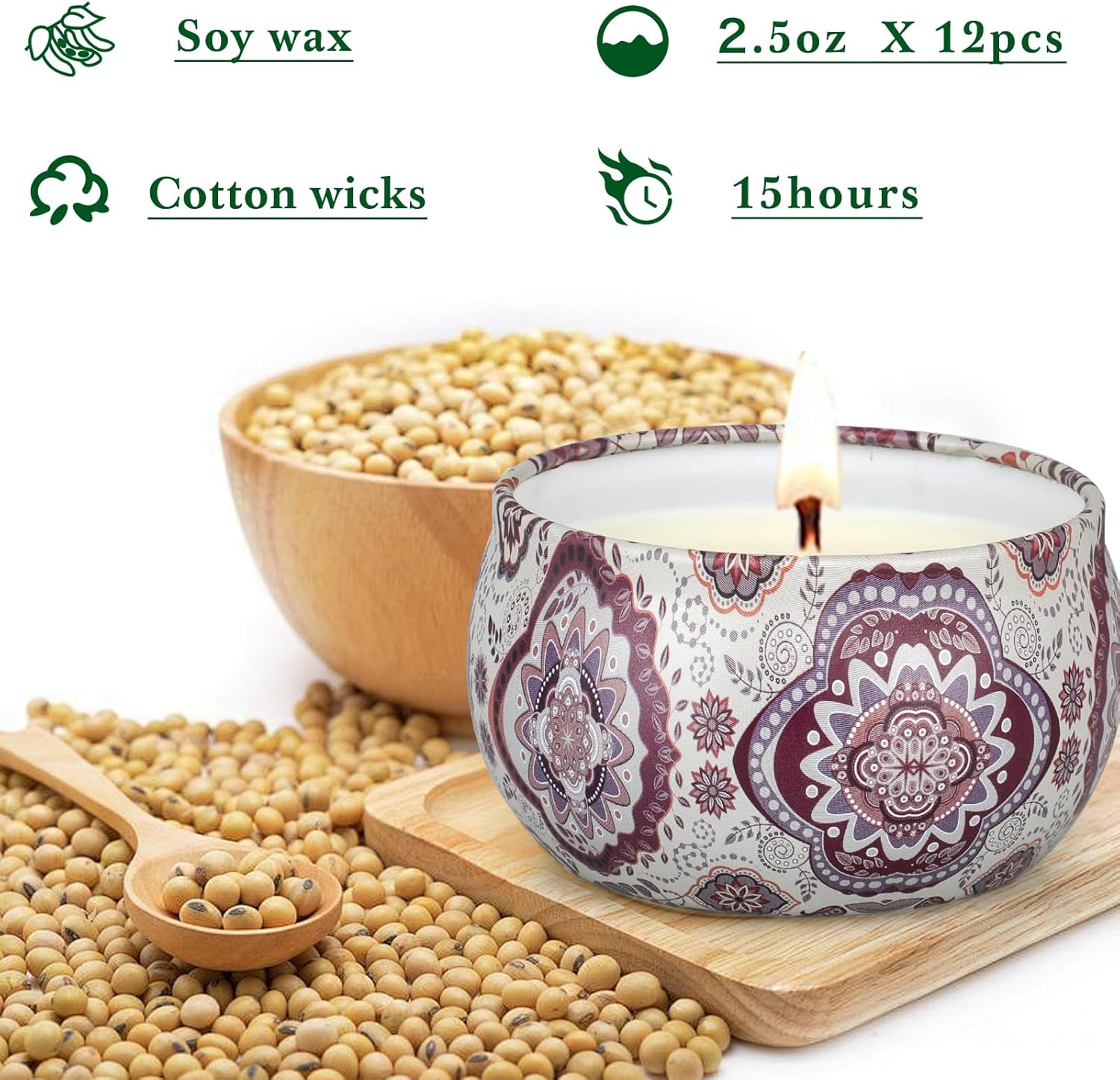 Bougie parfumée pour la détente : créez une ambiance chaleureuse à la maison – Image 3
