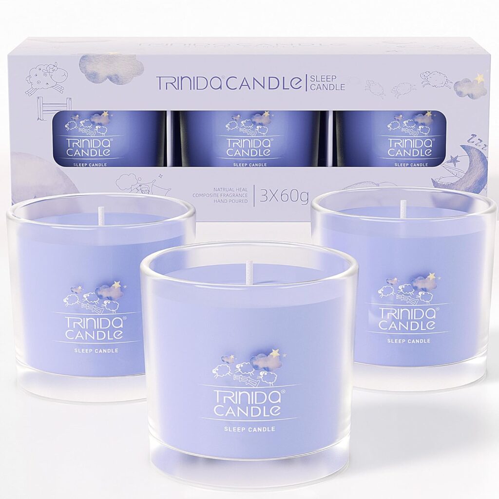 Bougie parfumée pour une ambiance relaxante - Décoration et détente