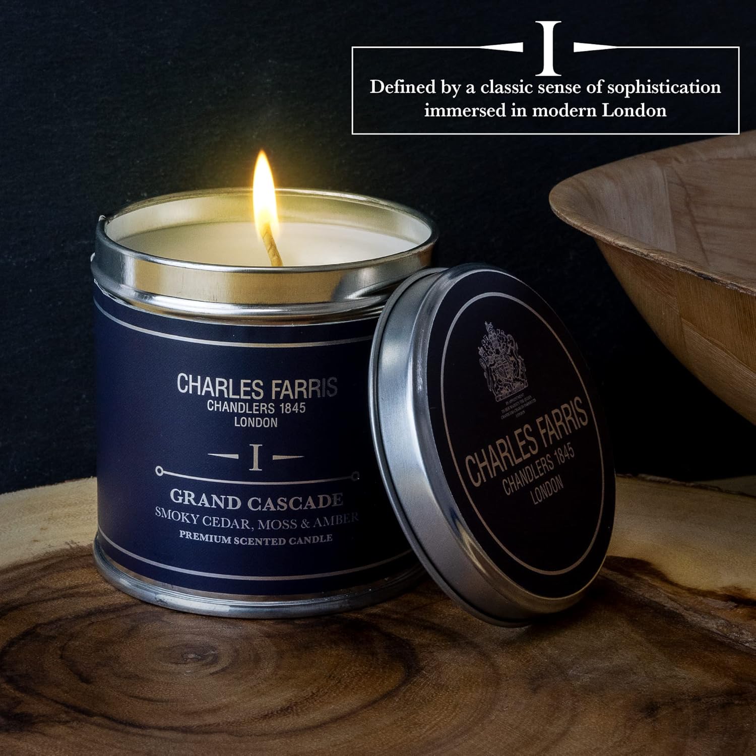 Bougie parfumée pour une décoration élégante, créant une ambiance chaleureuse – Image 3