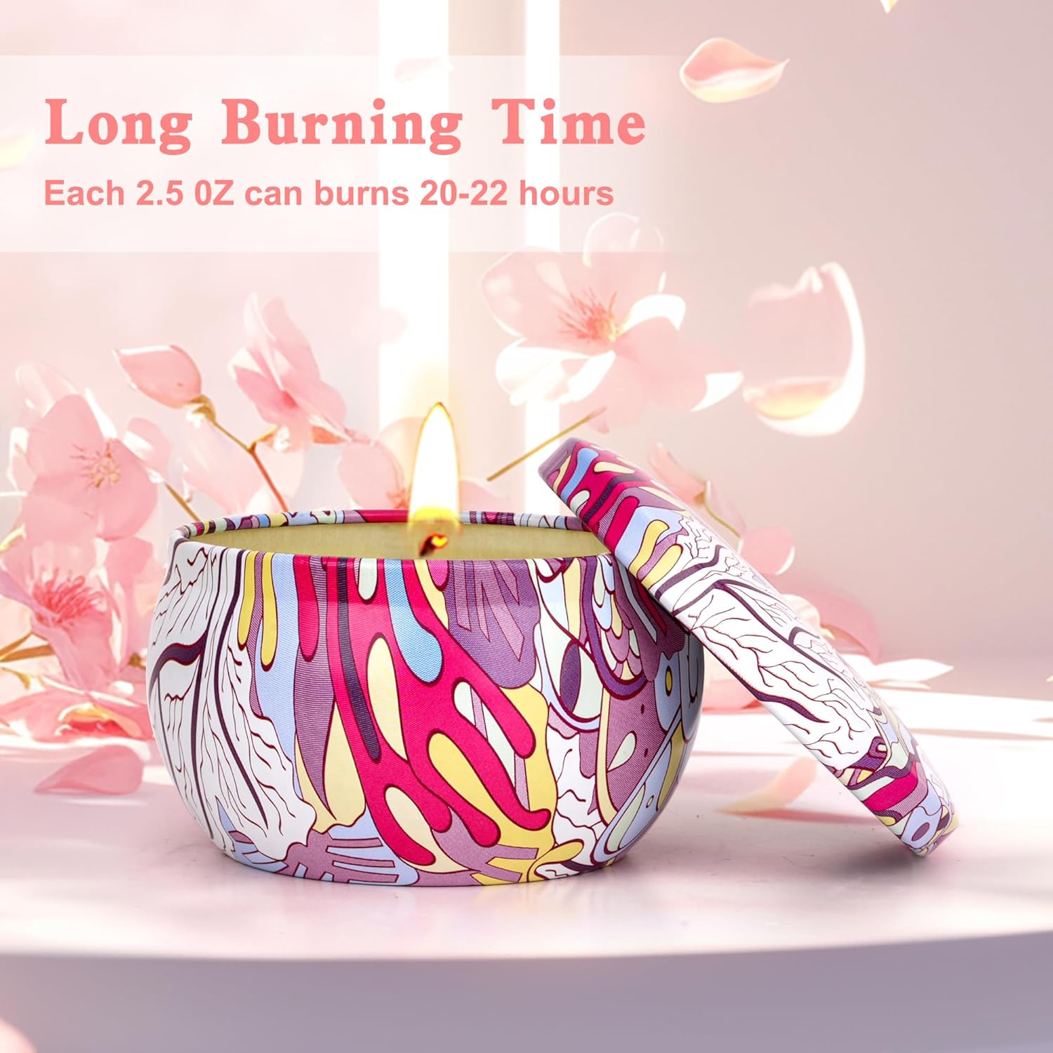 Bougie parfumée pour une ambiance chaleureuse, idéale pour la décoration et la détente – Image 5