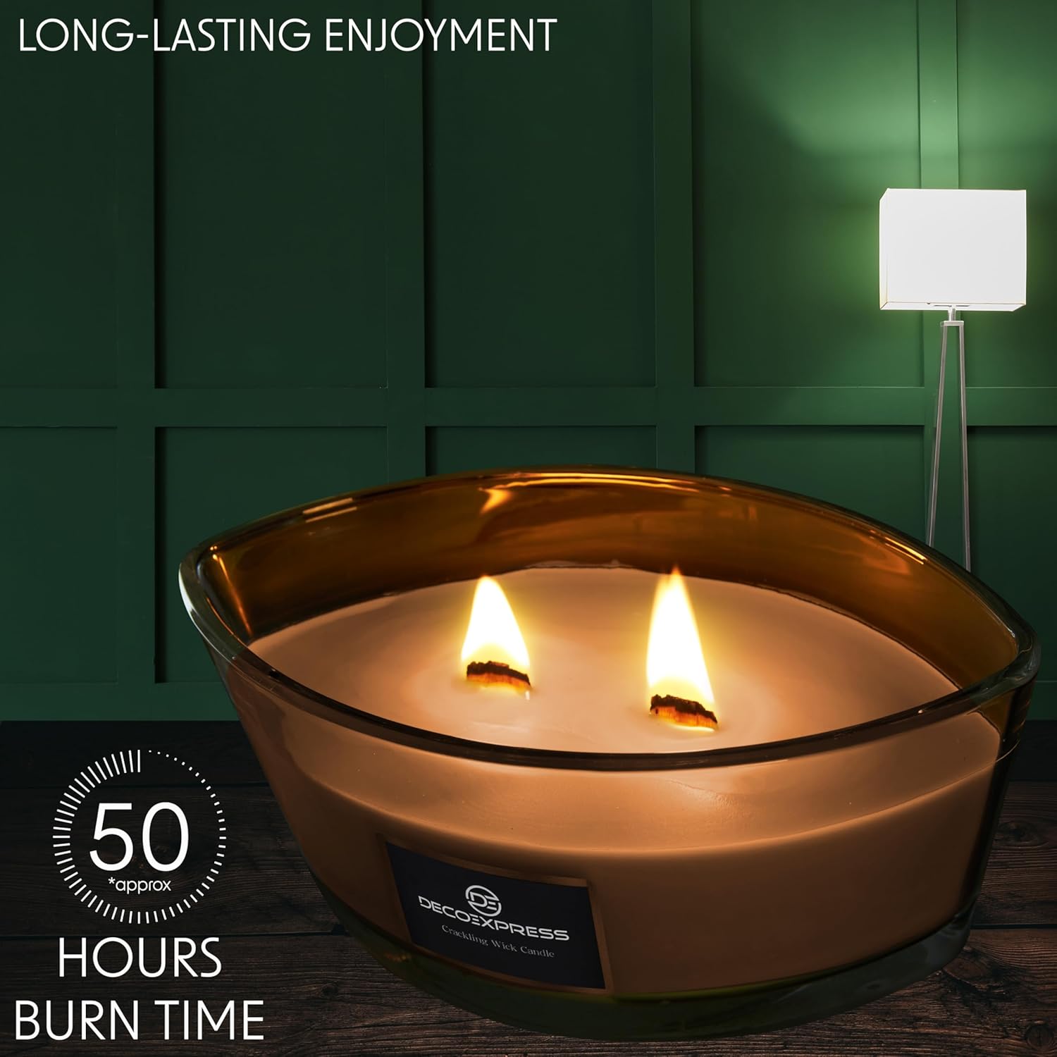 Bougie parfumée pour une décoration apaisante et une ambiance chaleureuse – Image 4