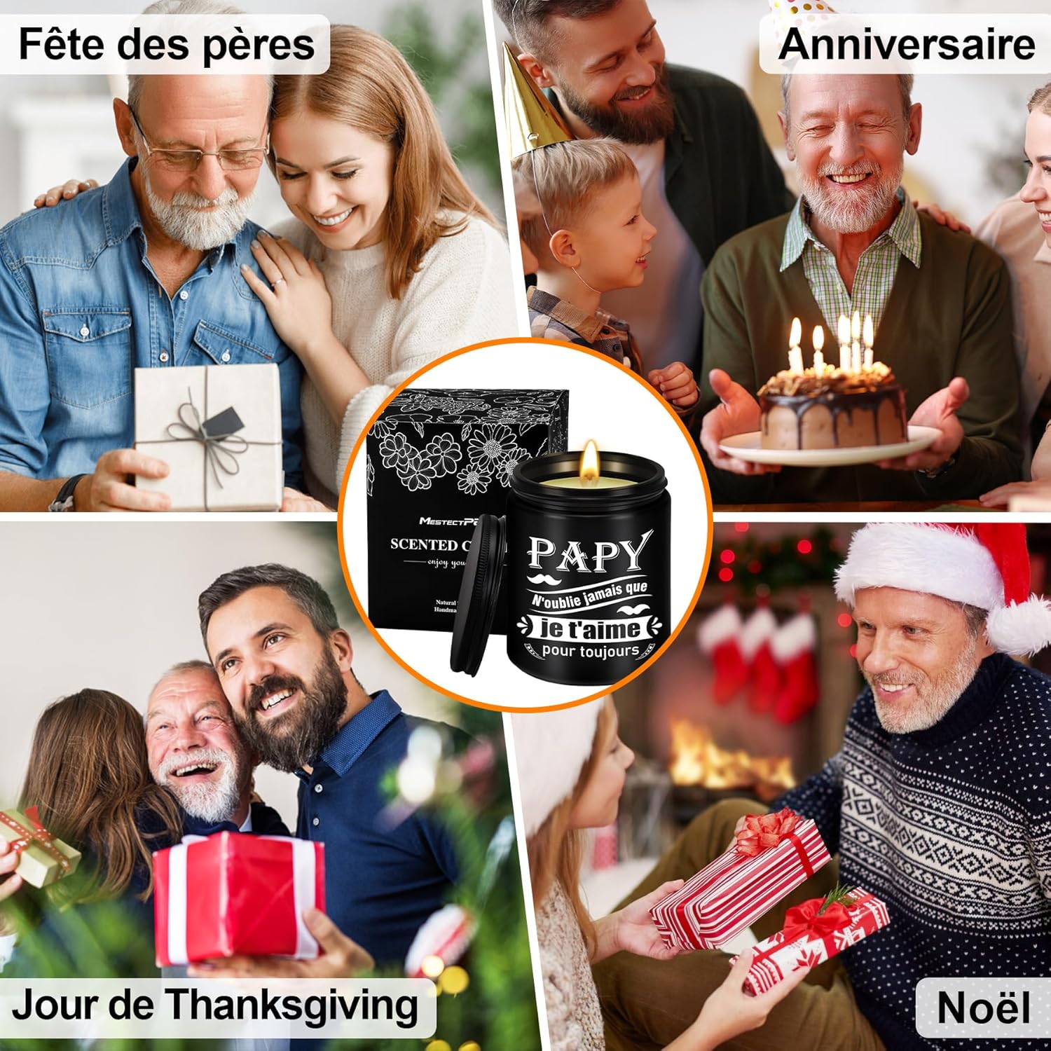 Bougie parfumée pour la détente : ambiance chaleureuse et apaisante – Image 6