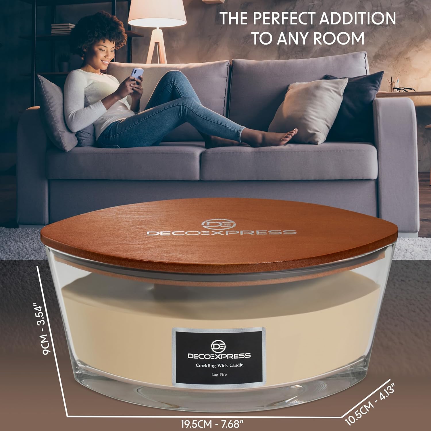 Bougie parfumée pour une décoration apaisante et une ambiance chaleureuse – Image 6