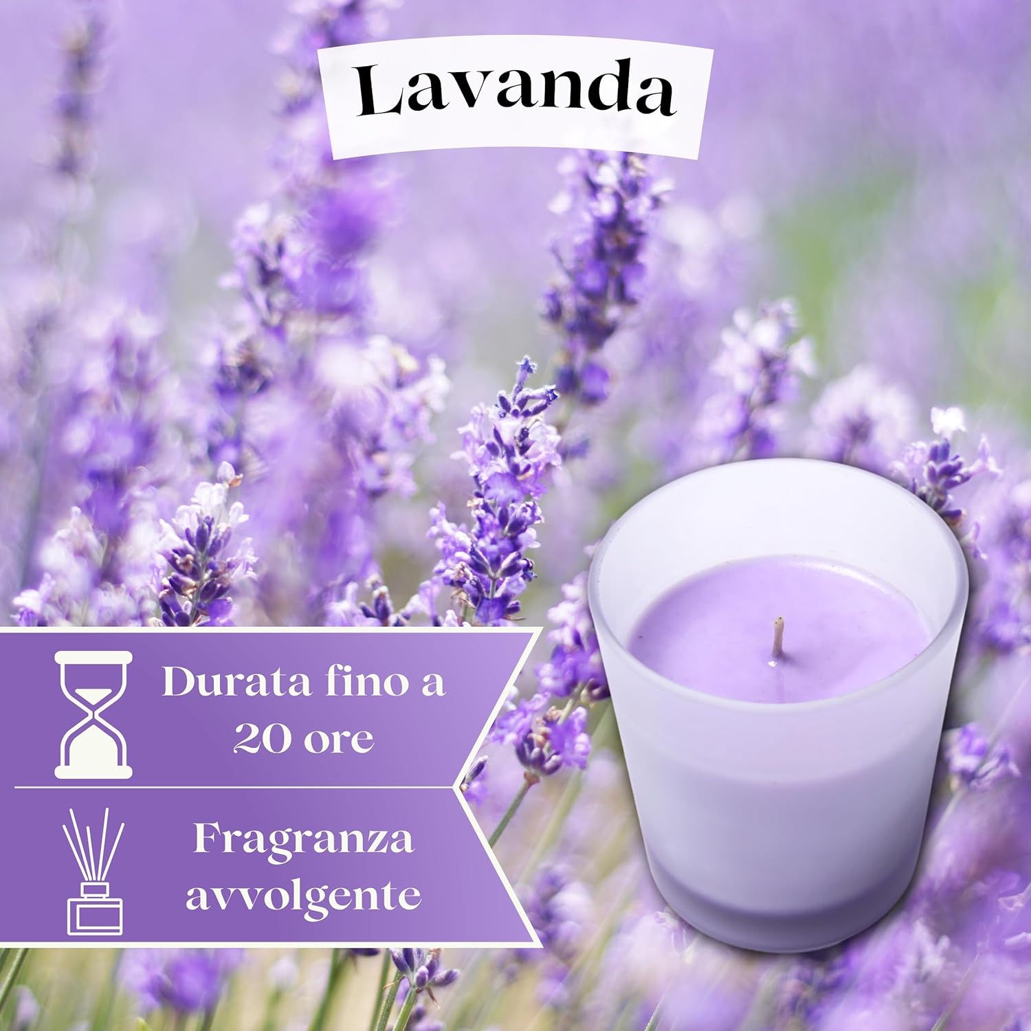 Bougie parfumée pour une ambiance chaleureuse, idéale pour la détente et la décoration – Image 2