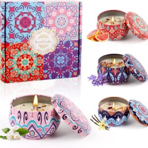 Bougie parfumée pour une ambiance chaleureuse - Idéale pour la décoration et les moments de détente