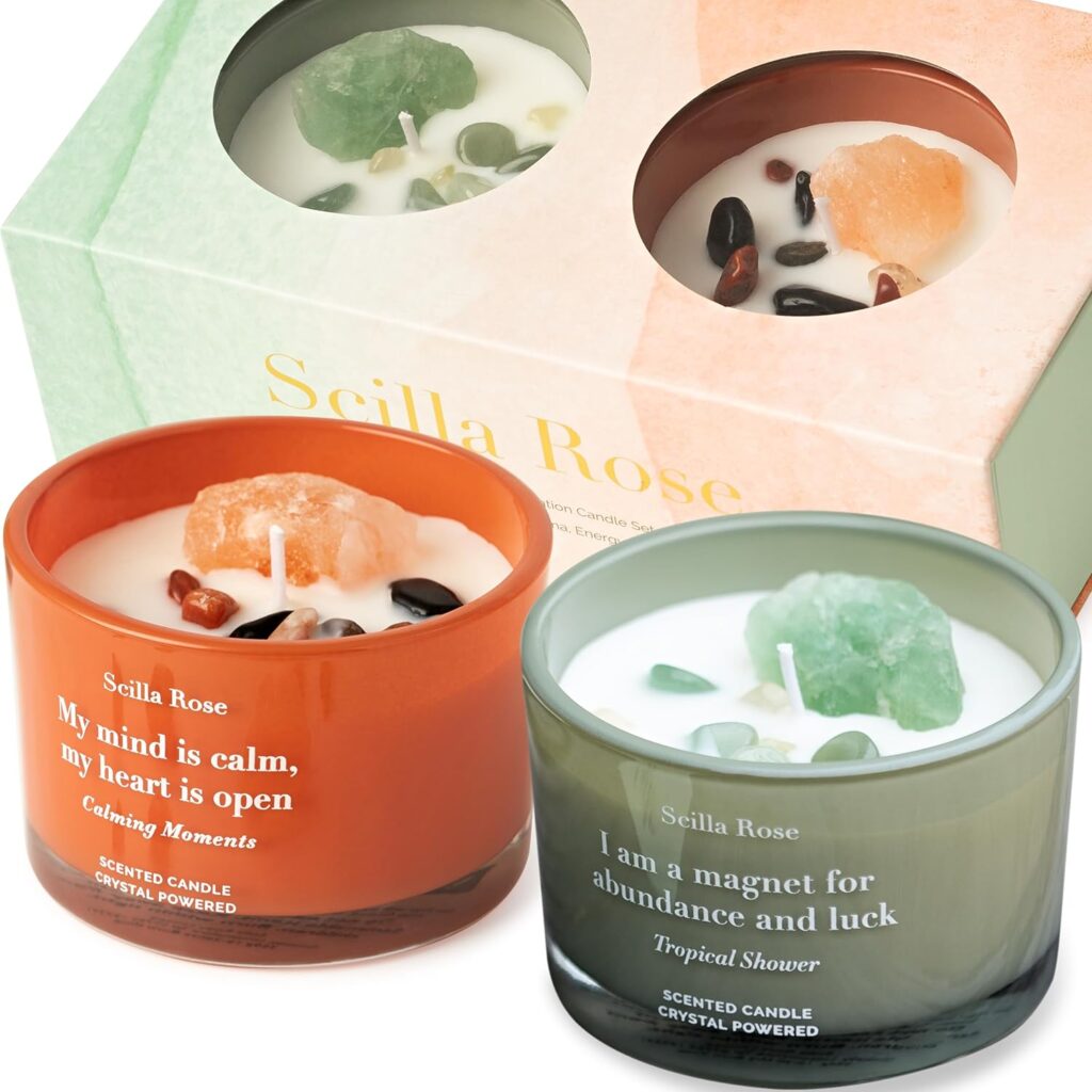 Bougie parfumée pour la détente, créant une ambiance chaleureuse et apaisante