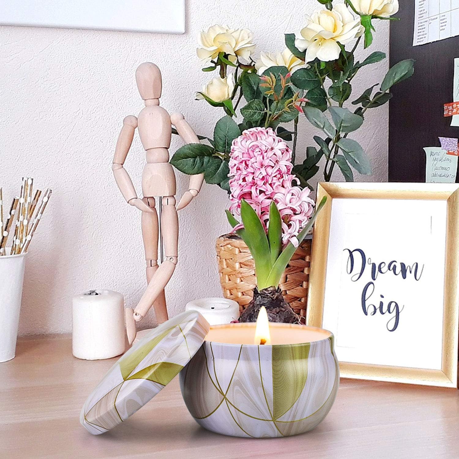 Bougie parfumée pour une décoration apaisante et une ambiance chaleureuse – Image 6