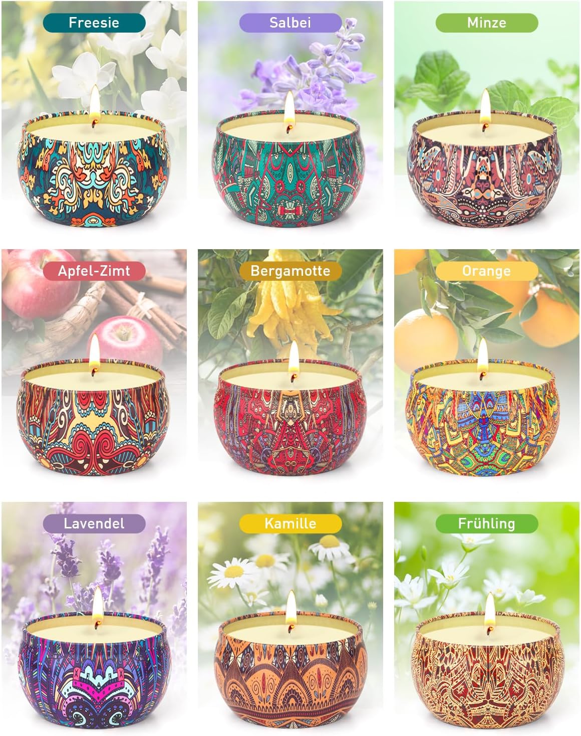 Bougie parfumée pour une décoration élégante : créez une ambiance chaleureuse – Image 2