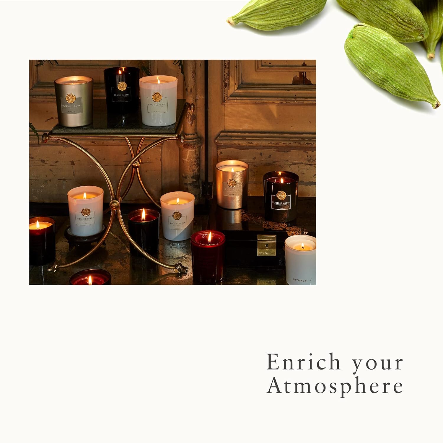 Bougie parfumée pour une ambiance chaleureuse, idéale pour la détente et le bien-être – Image 4