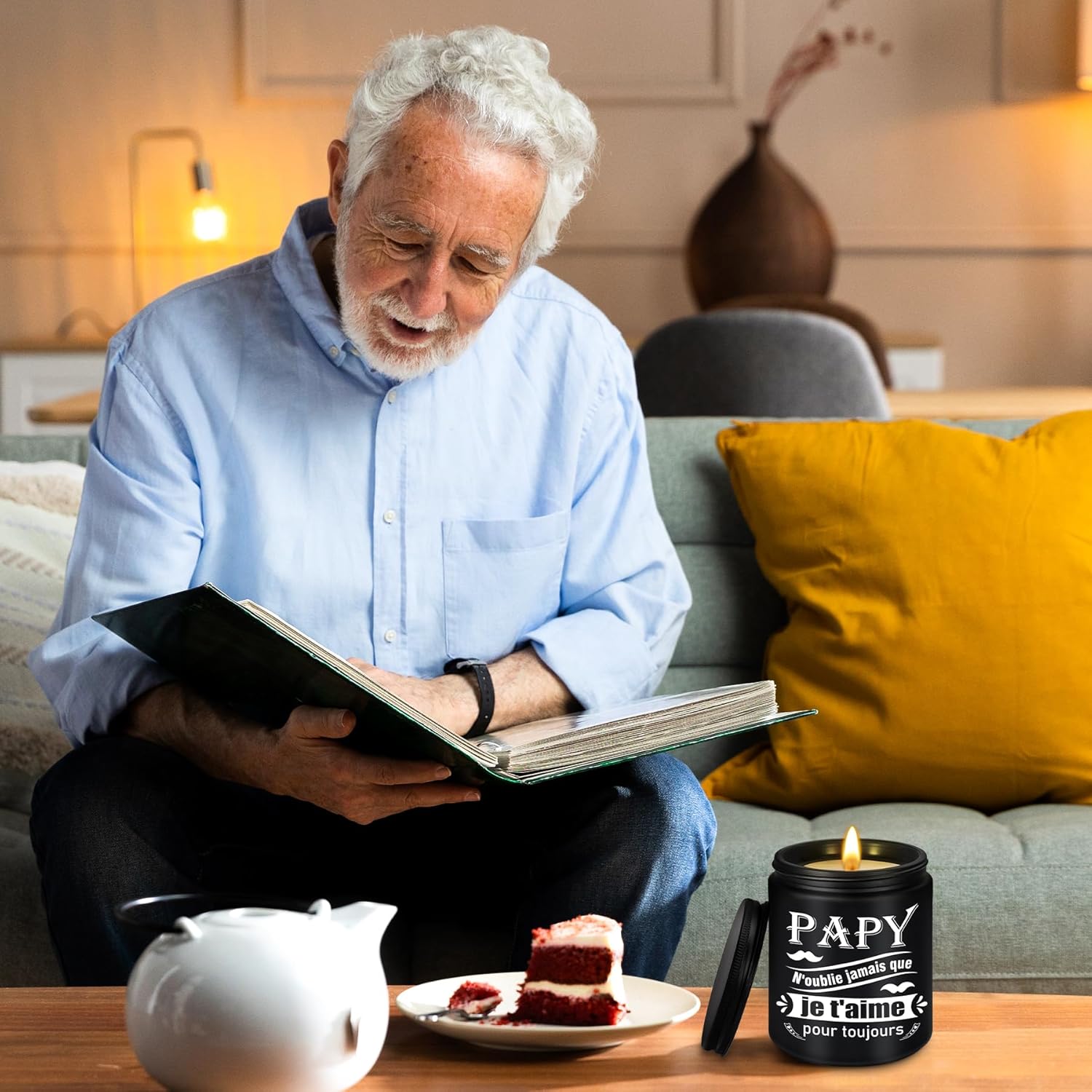 Bougie parfumée pour la détente : ambiance chaleureuse et apaisante – Image 7